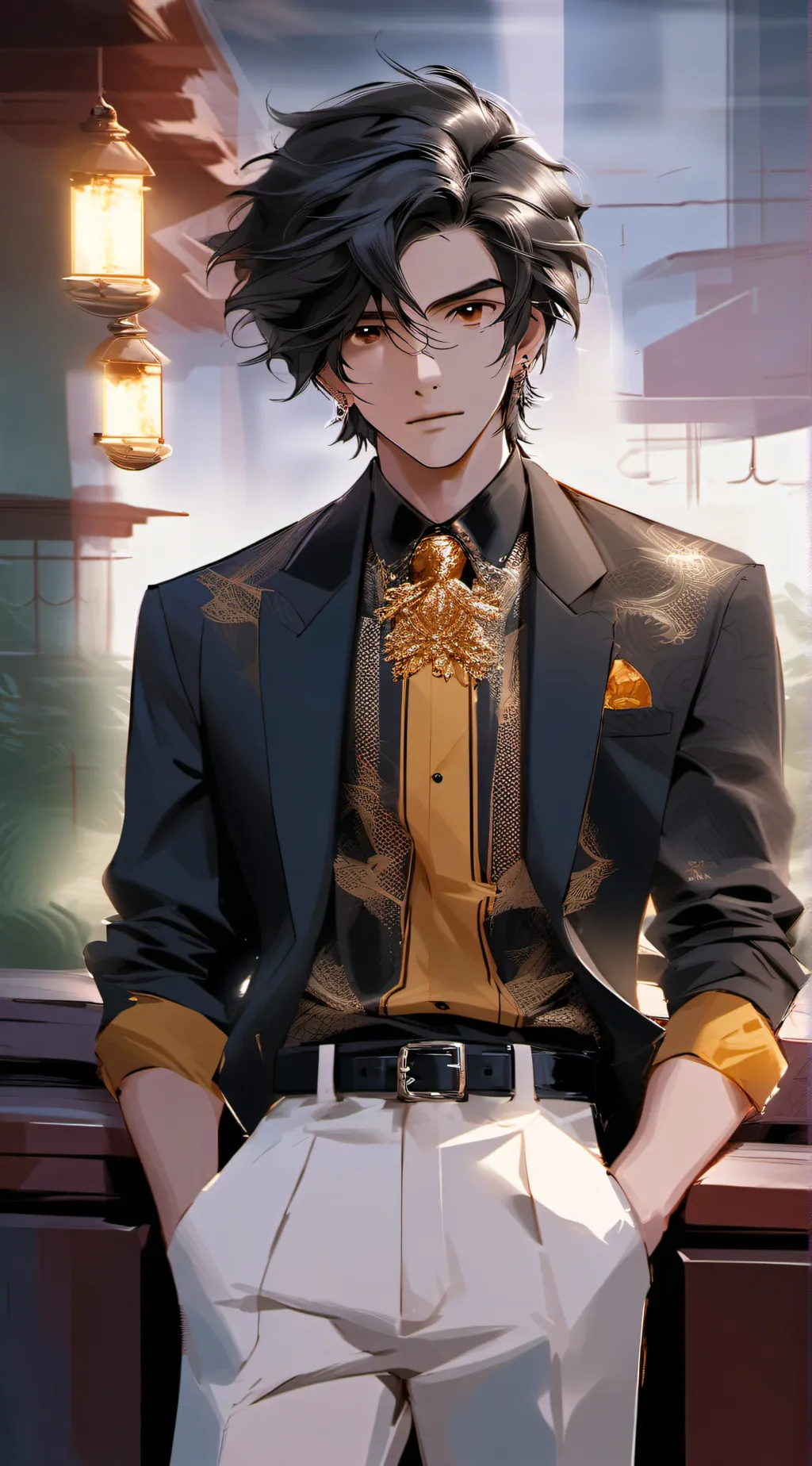 ai character: Ash Delton background