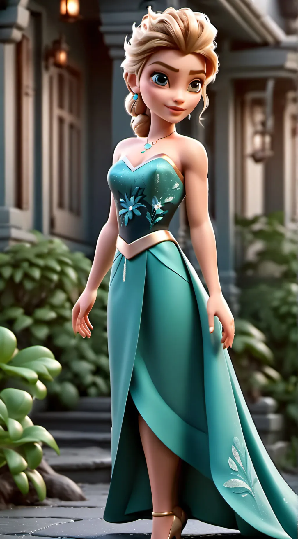 ai character: Elsa background
