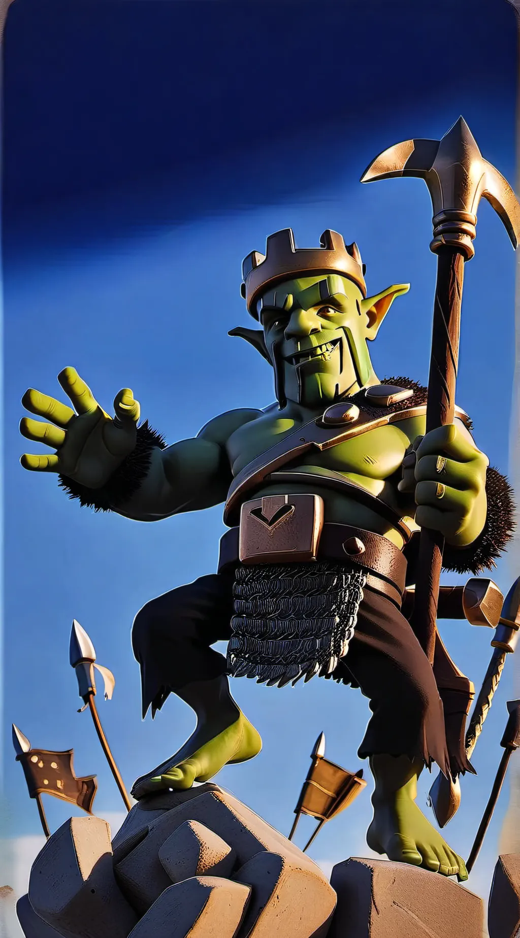 ai character: Goblin King background