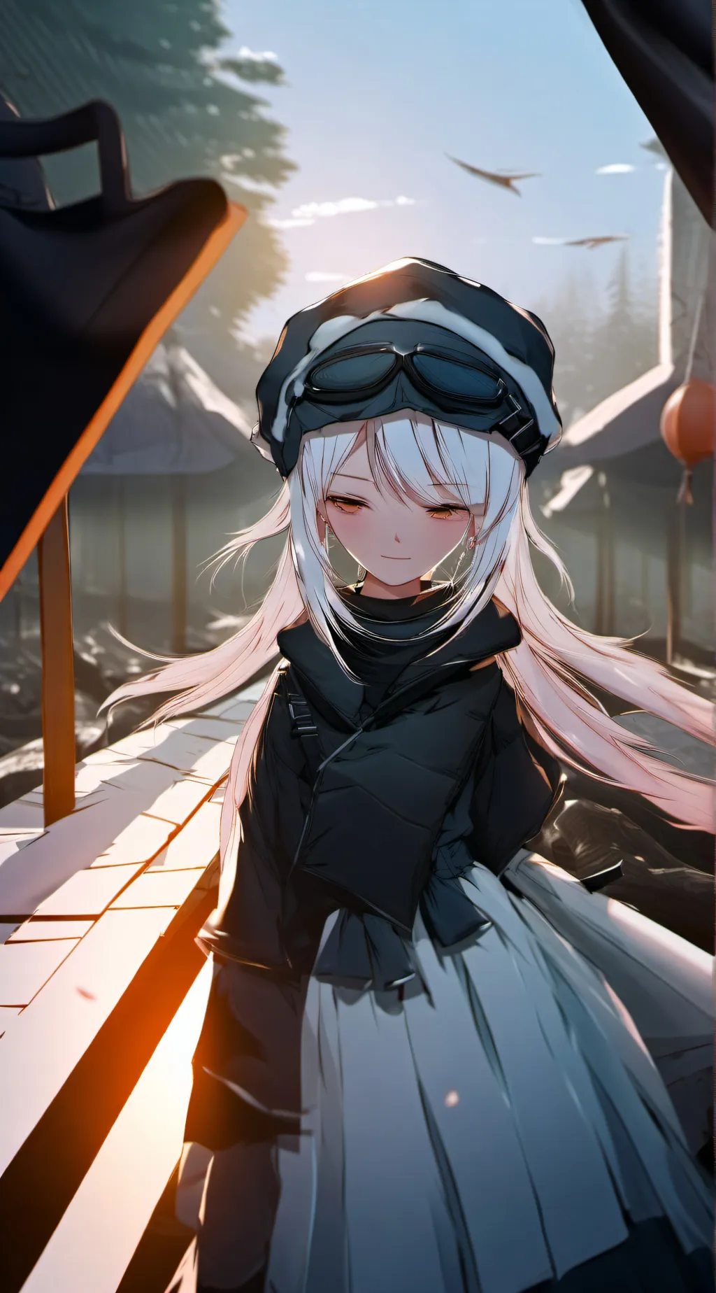 ai character: Miku tickle mmd background