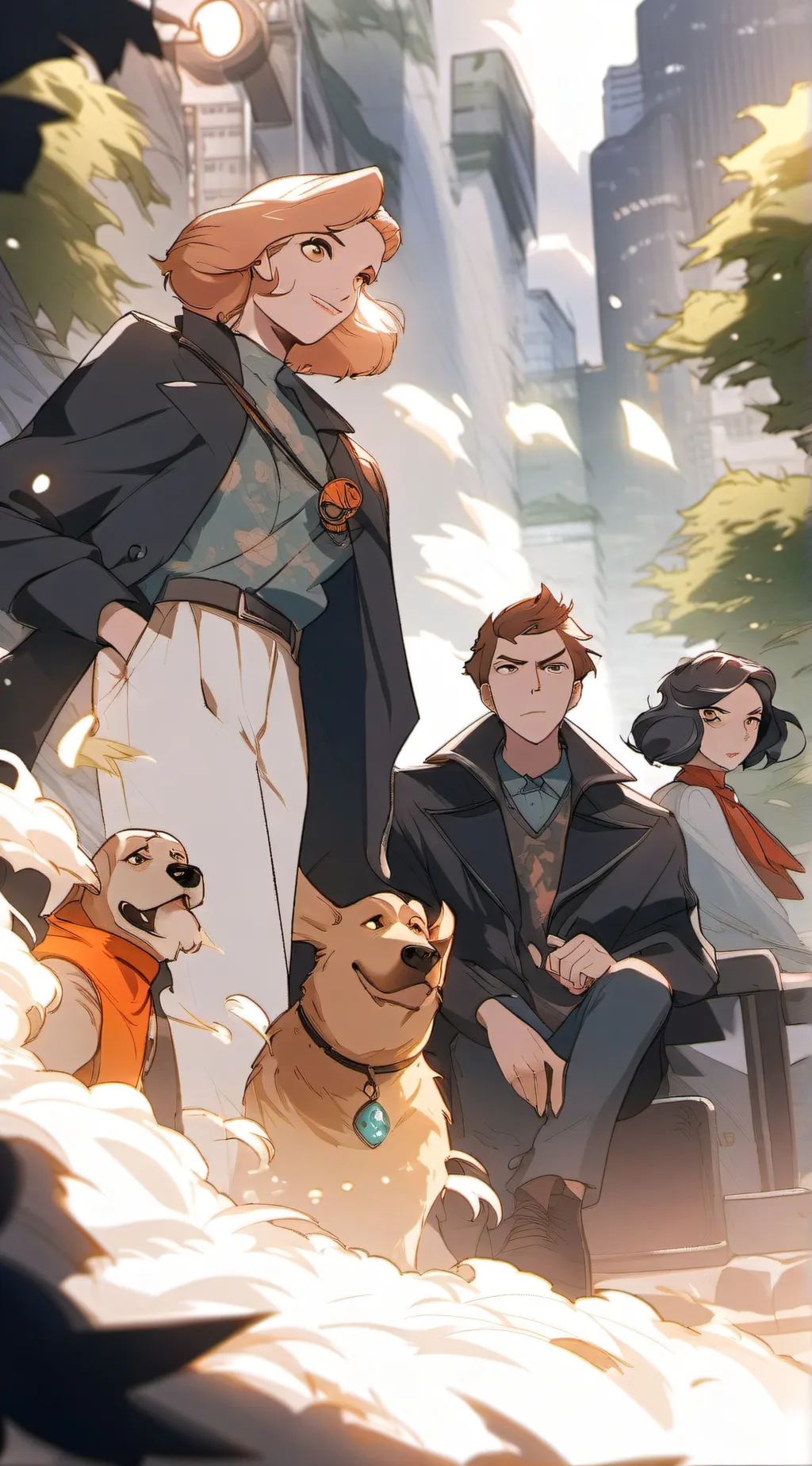 ai character: Mystery inc 2  background