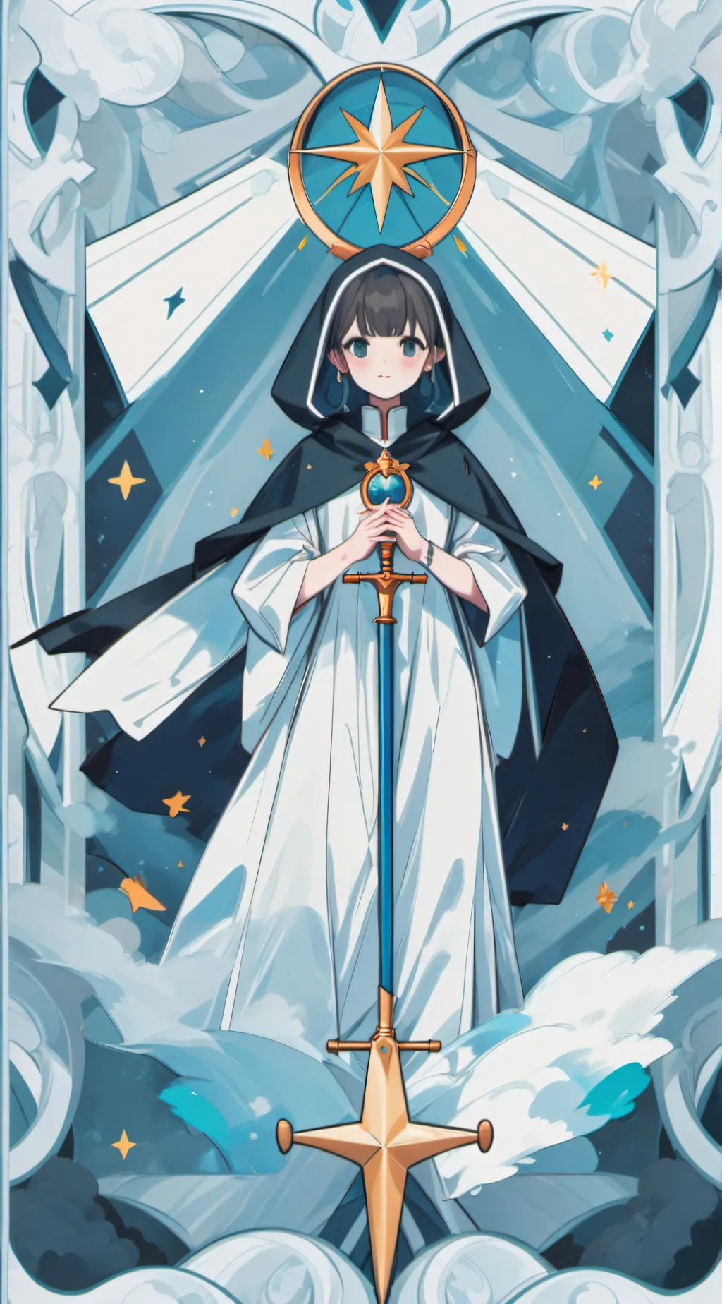 ai character: Death eater meetin background
