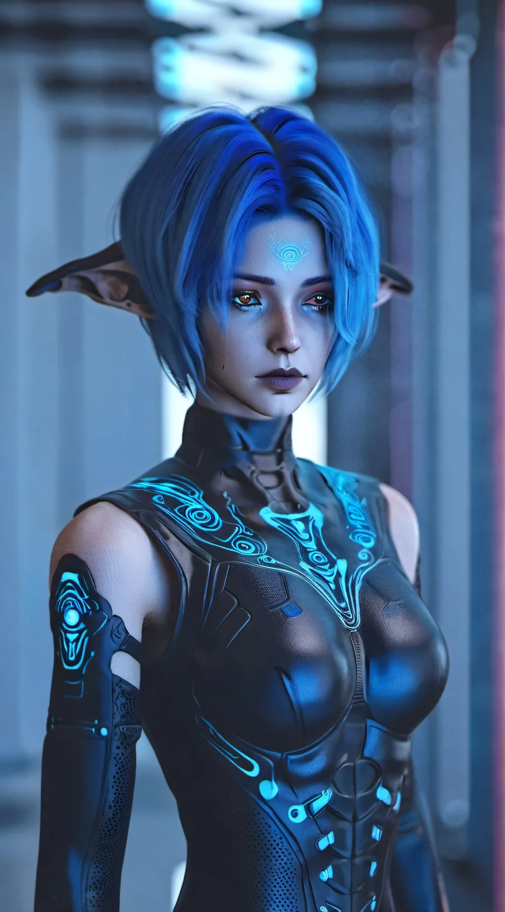ai character: Elara background