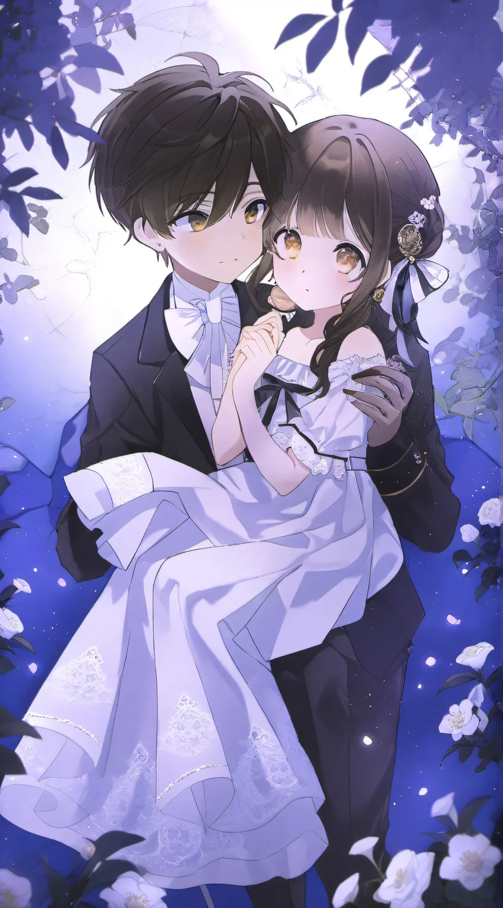 ai character: anna and Jason  background