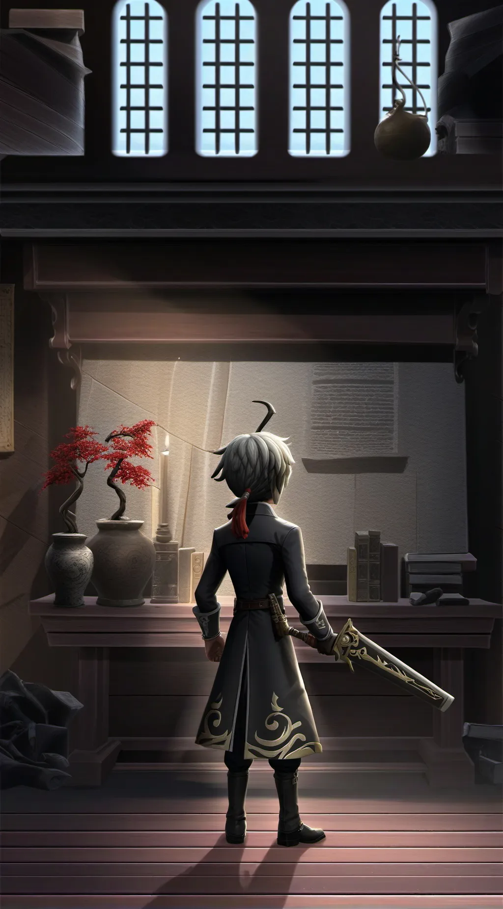 ai character: Aria background
