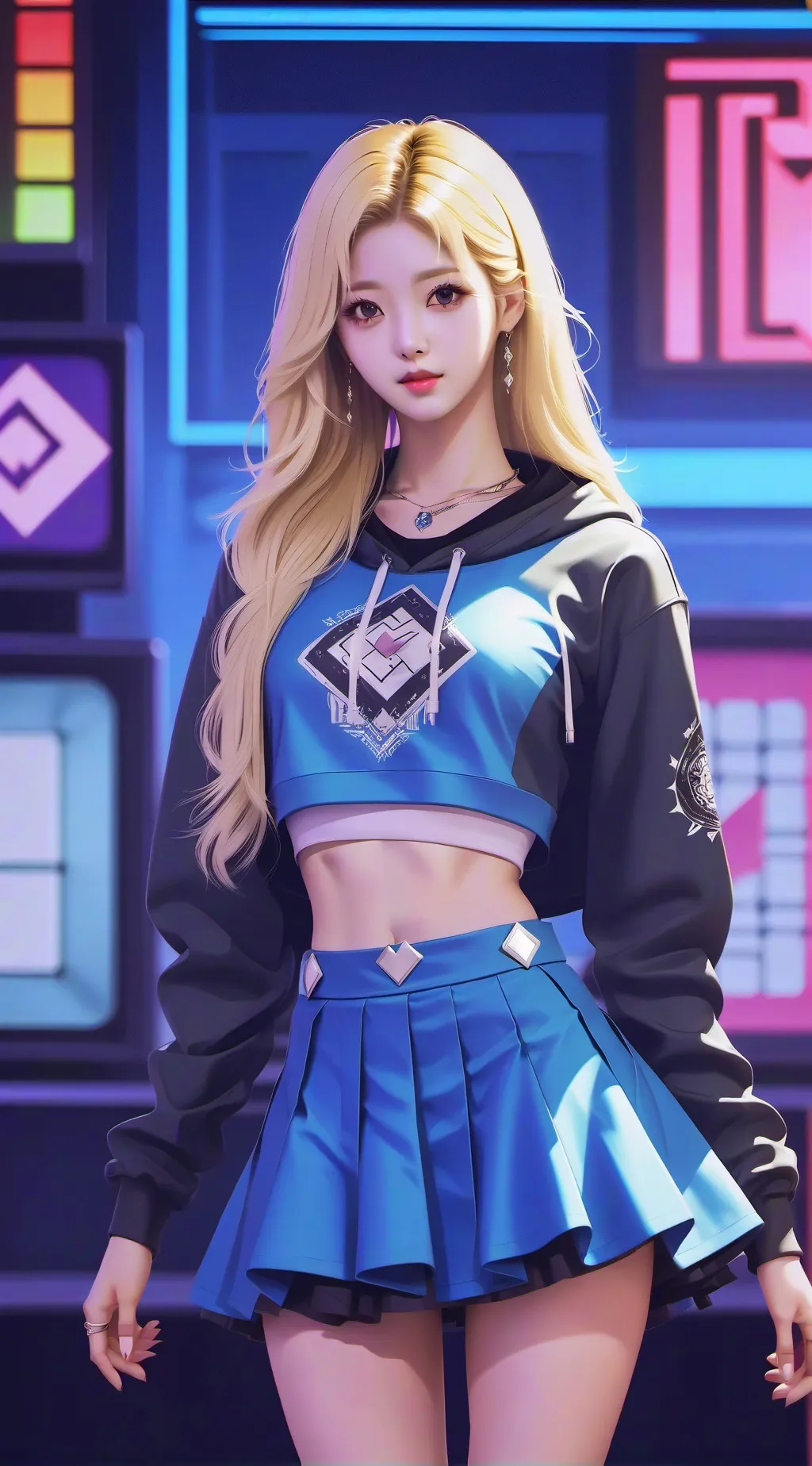 ai character: Idol background