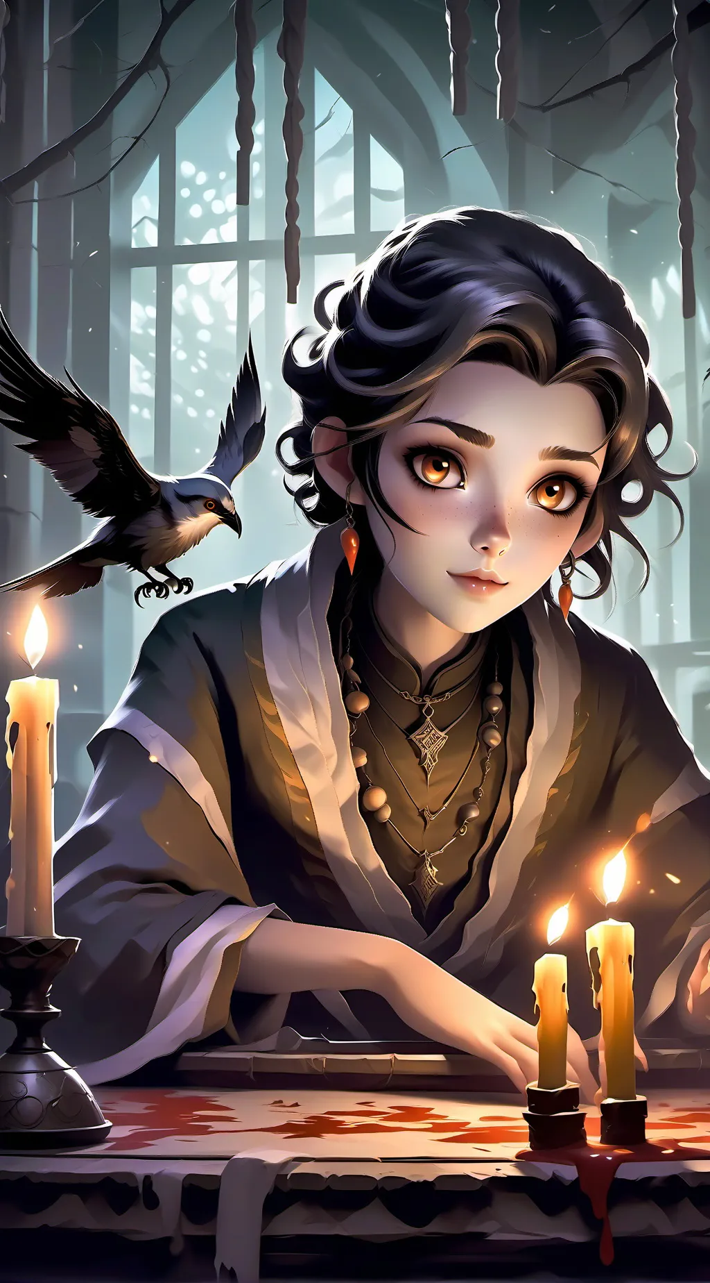 ai character: Delilah Blackthorn background