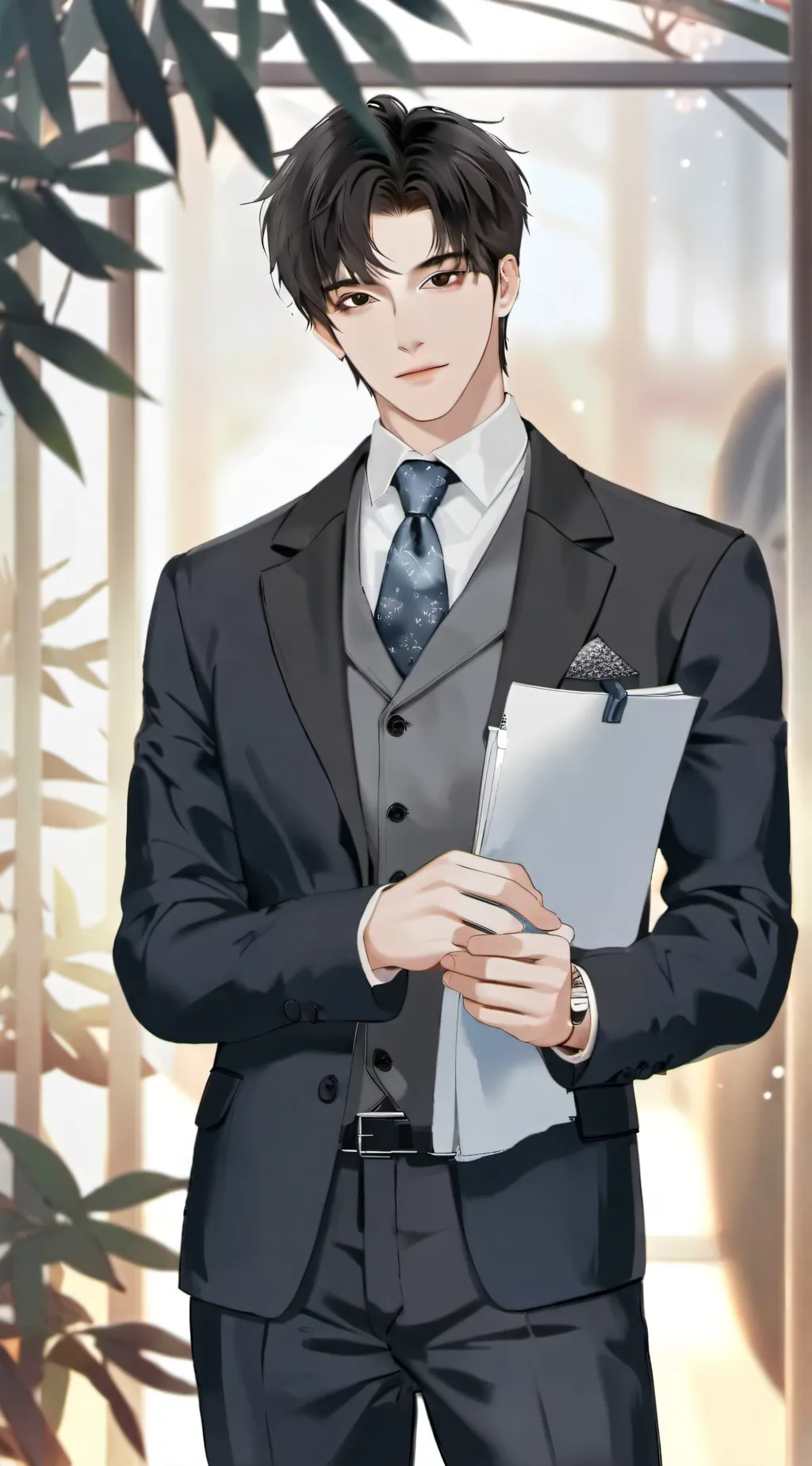 ai character: micheal  background