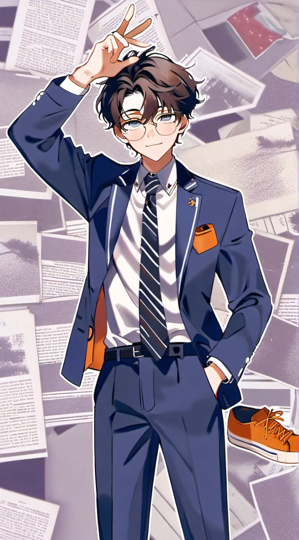ai character: Simon (human ver) background