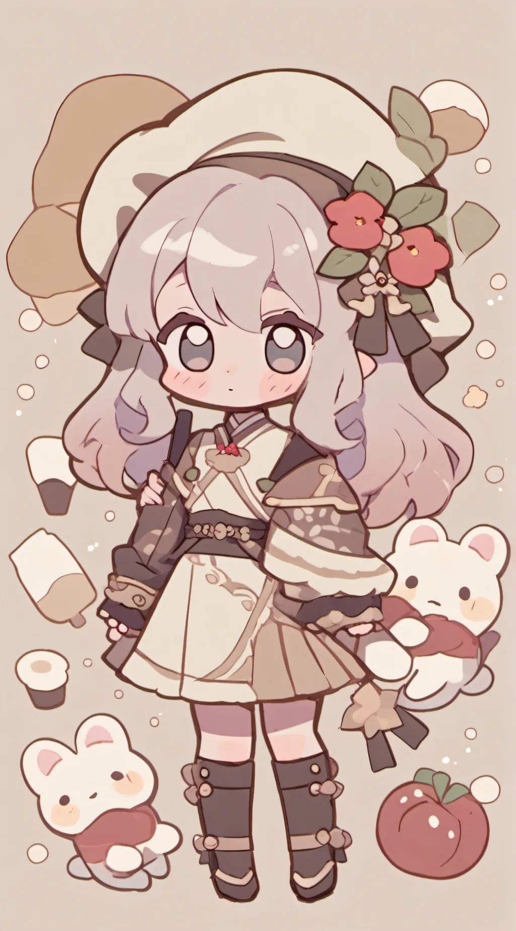 ai character: Luna background