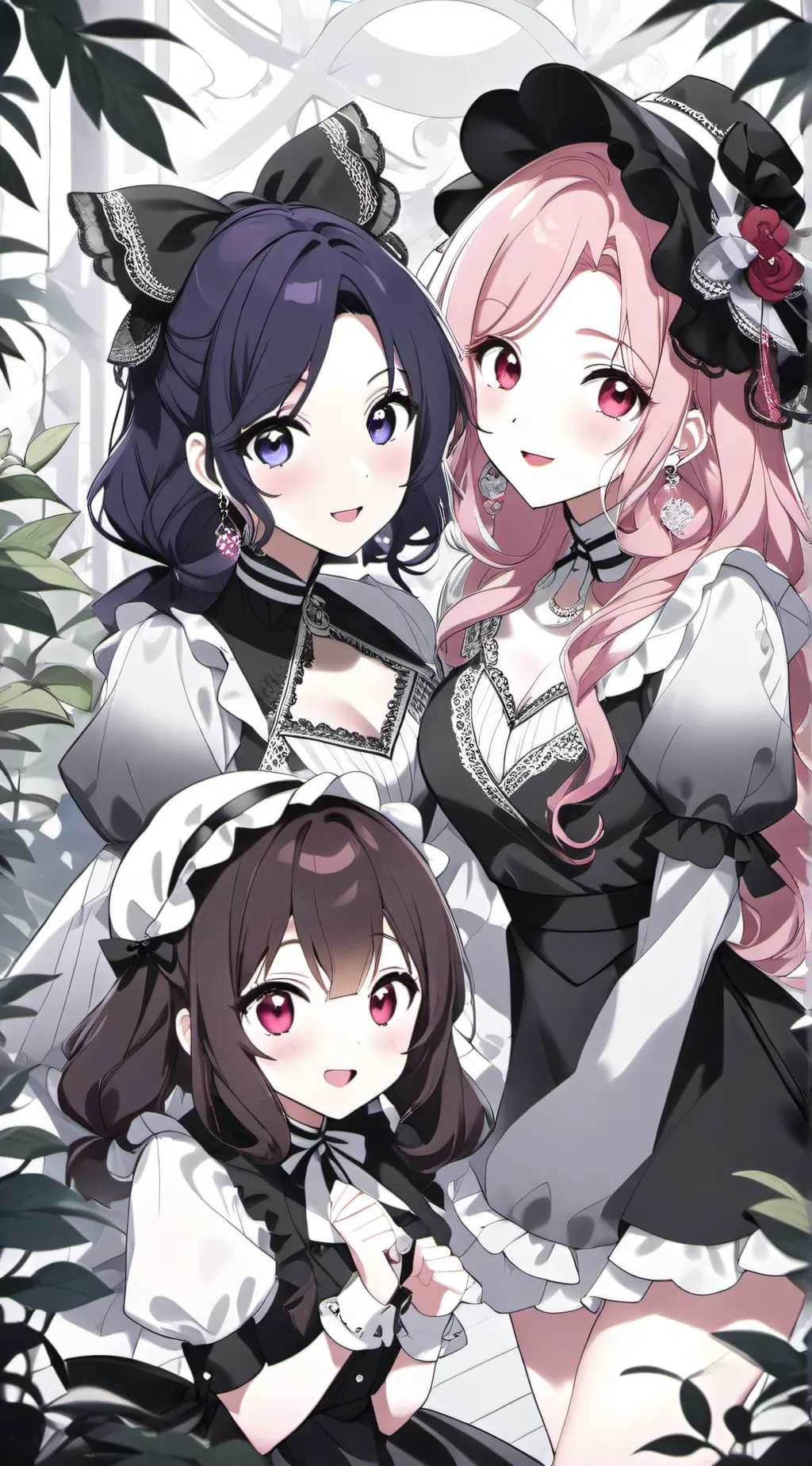 ai character: Ellie,Mikha,Lila background