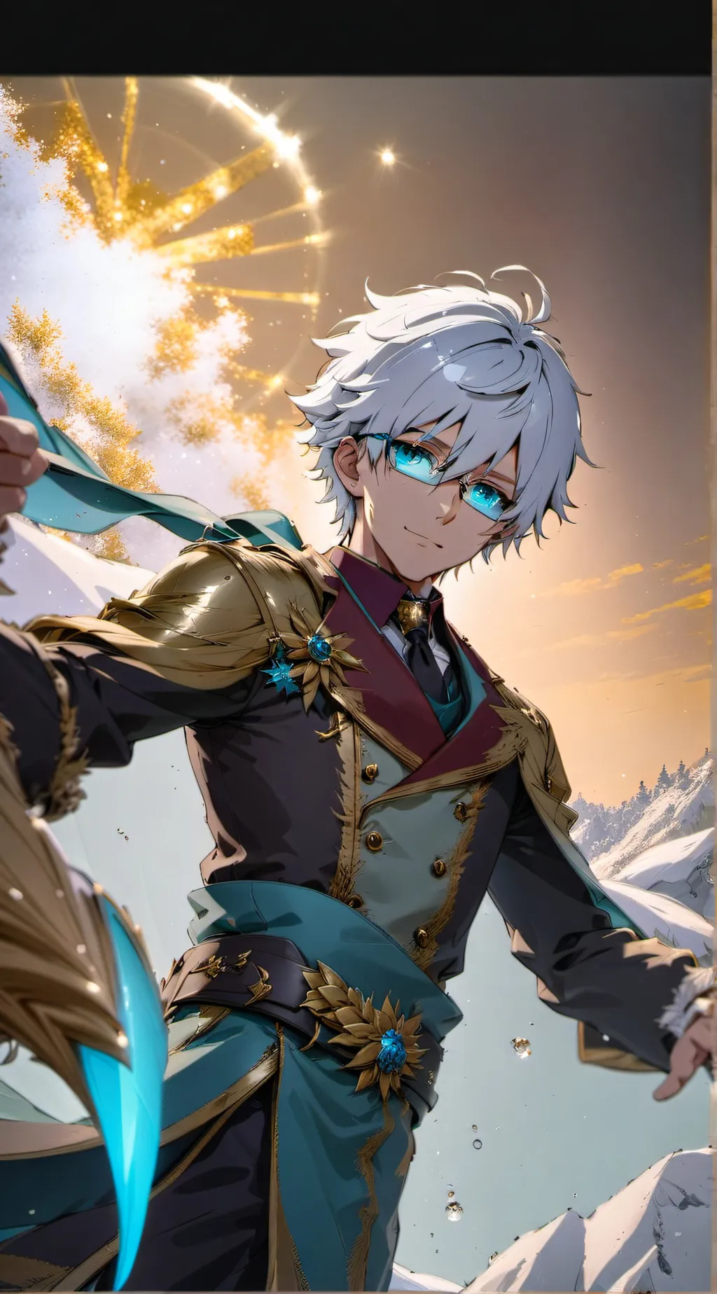 ai character: Zefiro NightFall  background