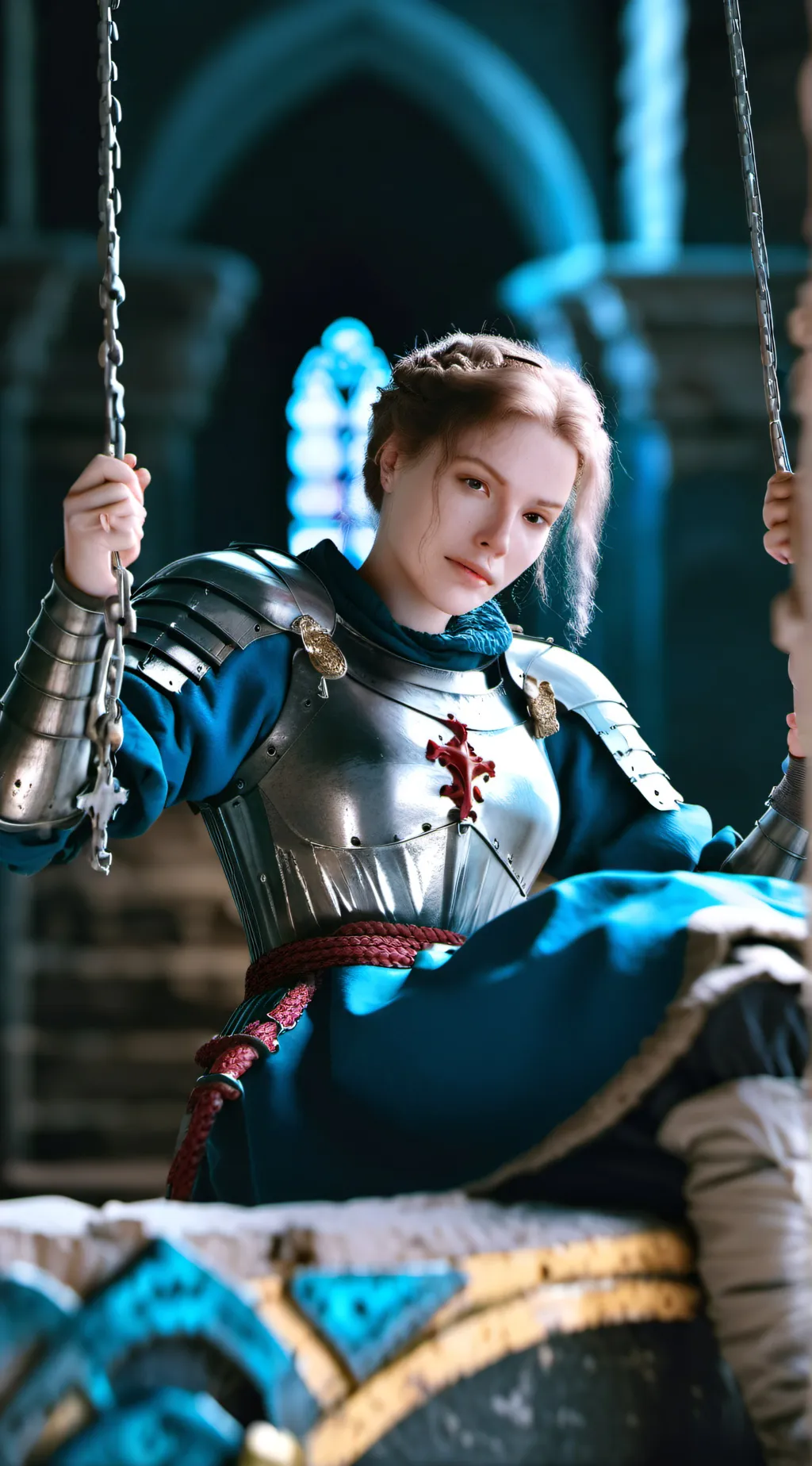 ai character: Tina  background