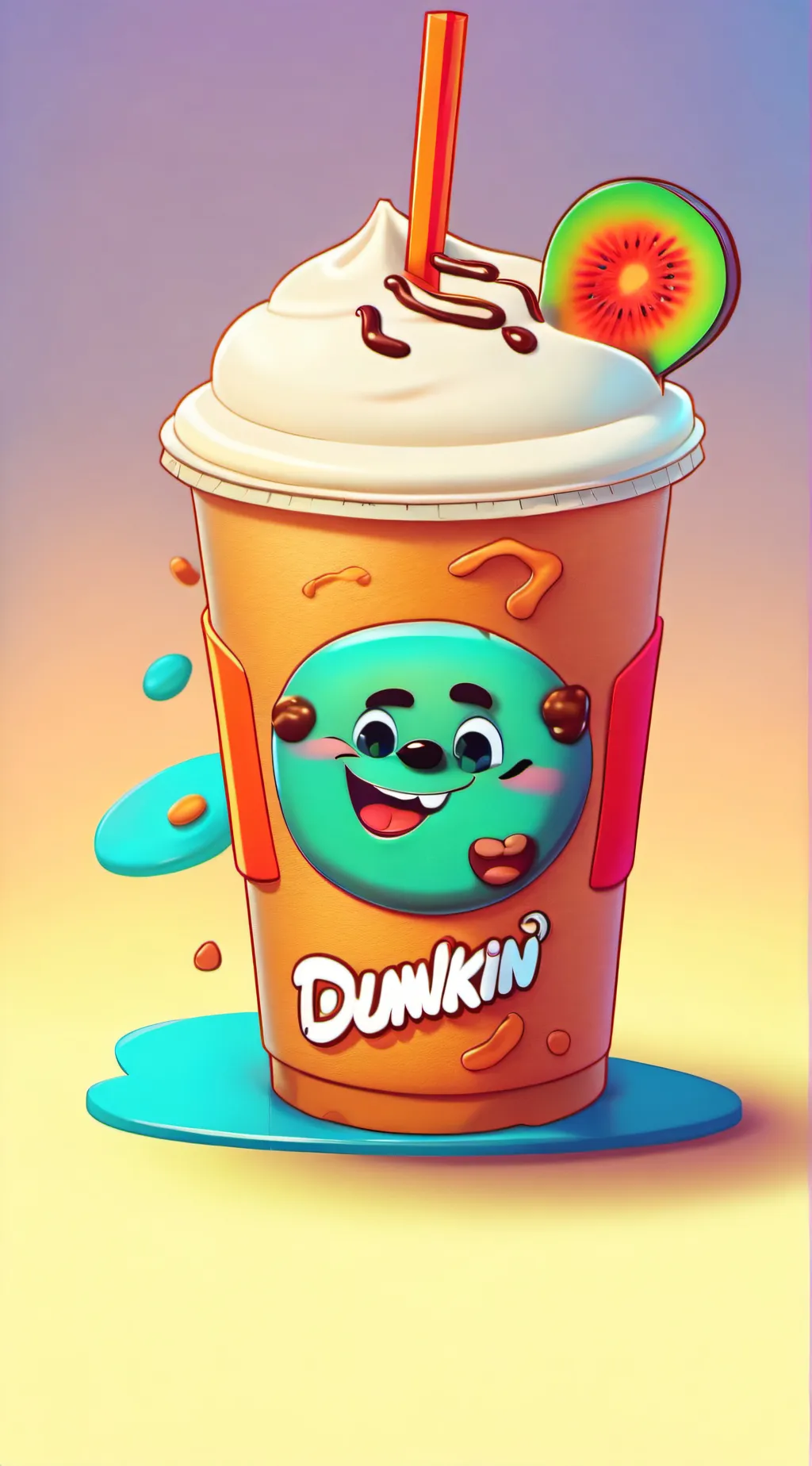 ai character: Total dramarama background