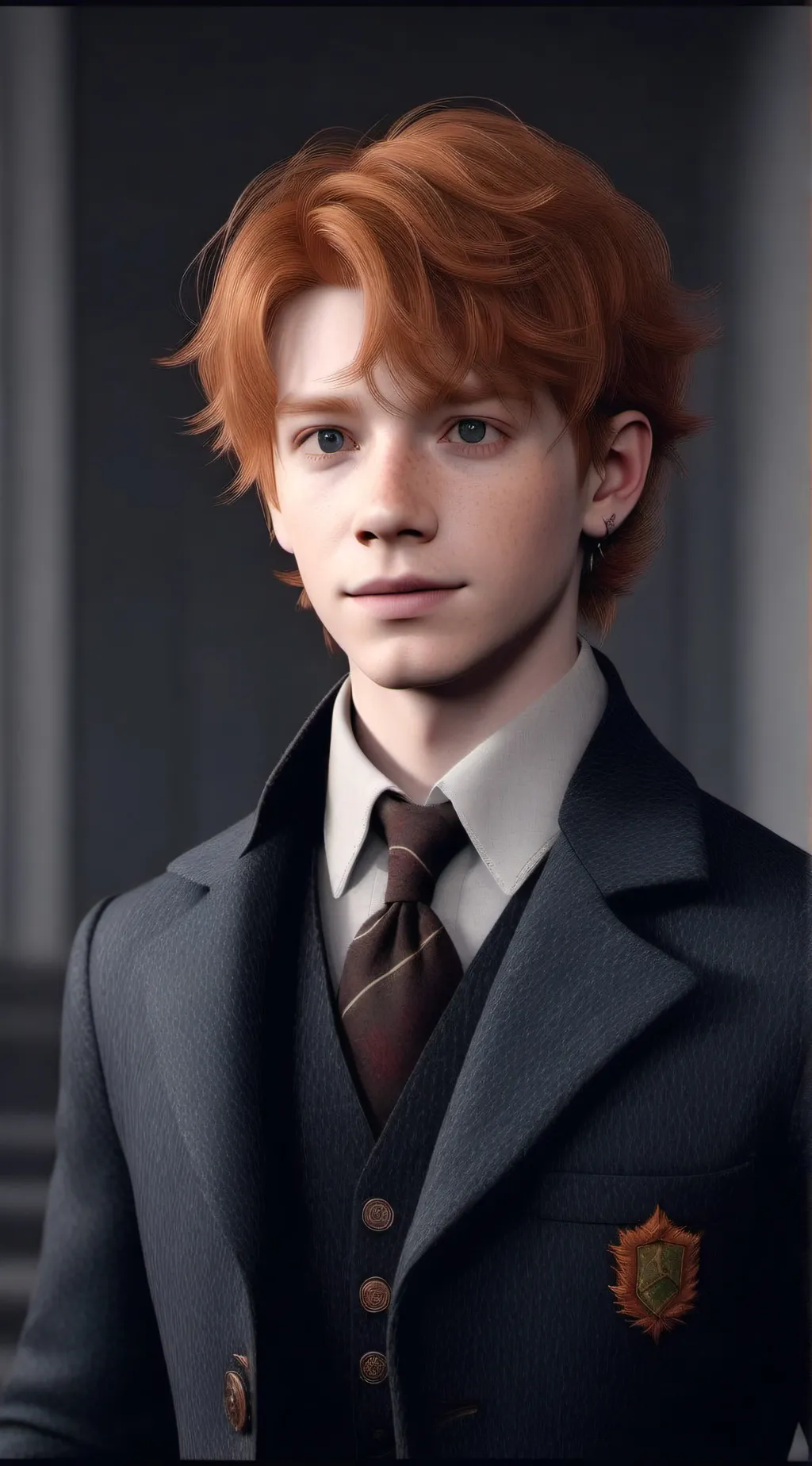 ai character: Mione andthe beast background