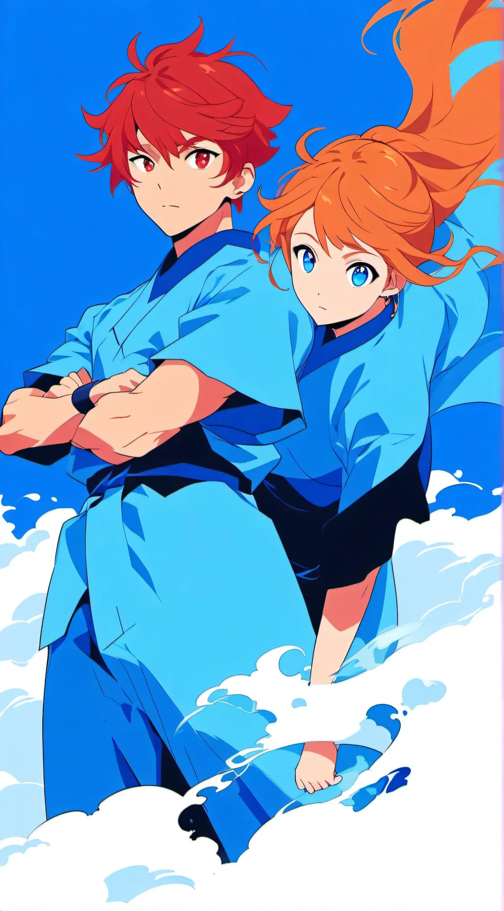 ai character: Koji and Koto  background