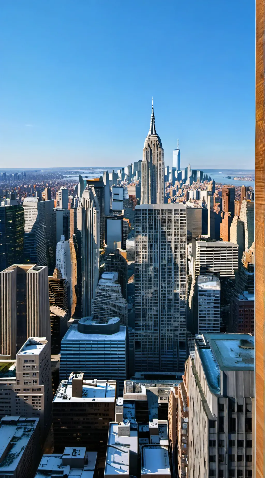 ai character: New York City background