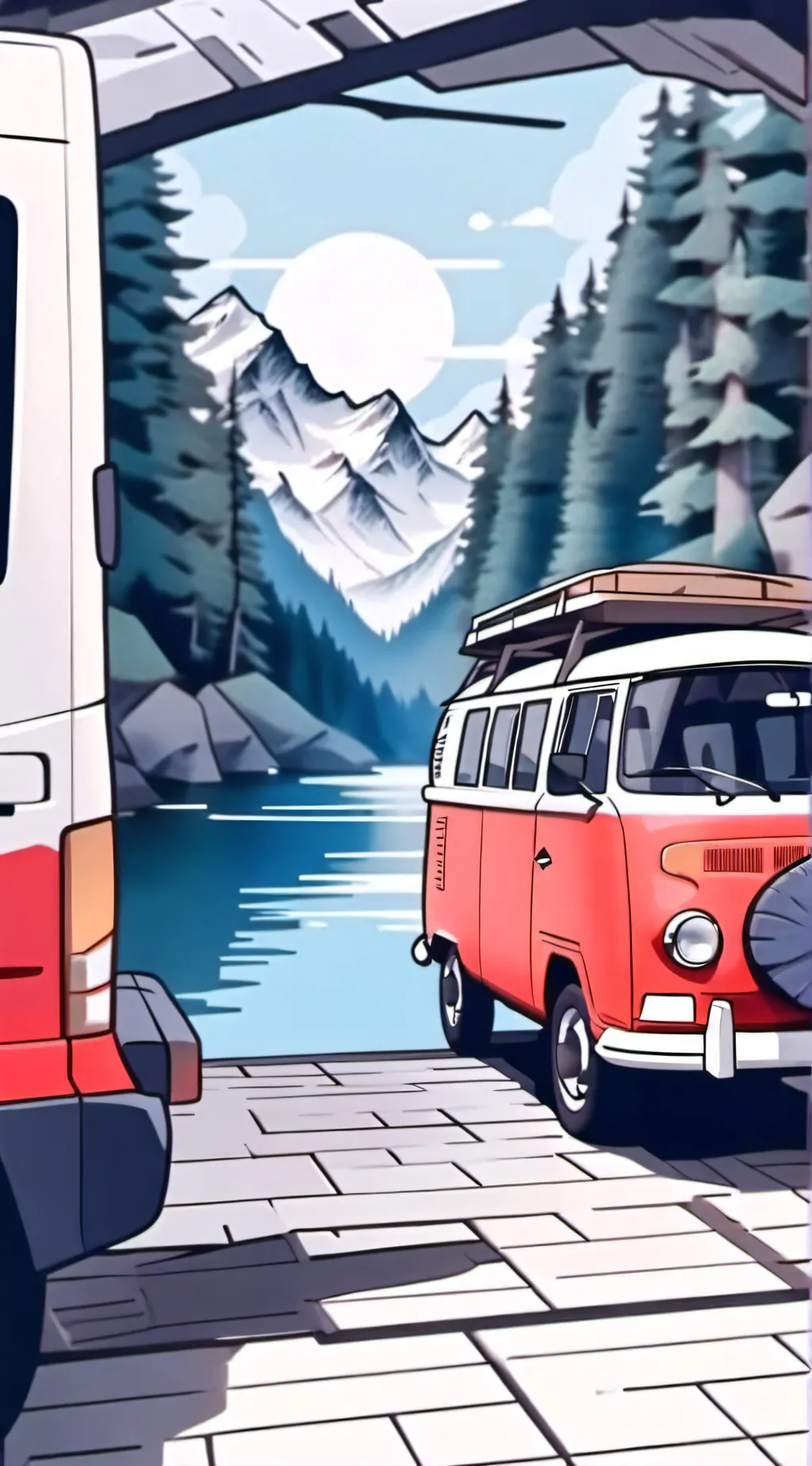 ai character: HH ROAD TRIP background