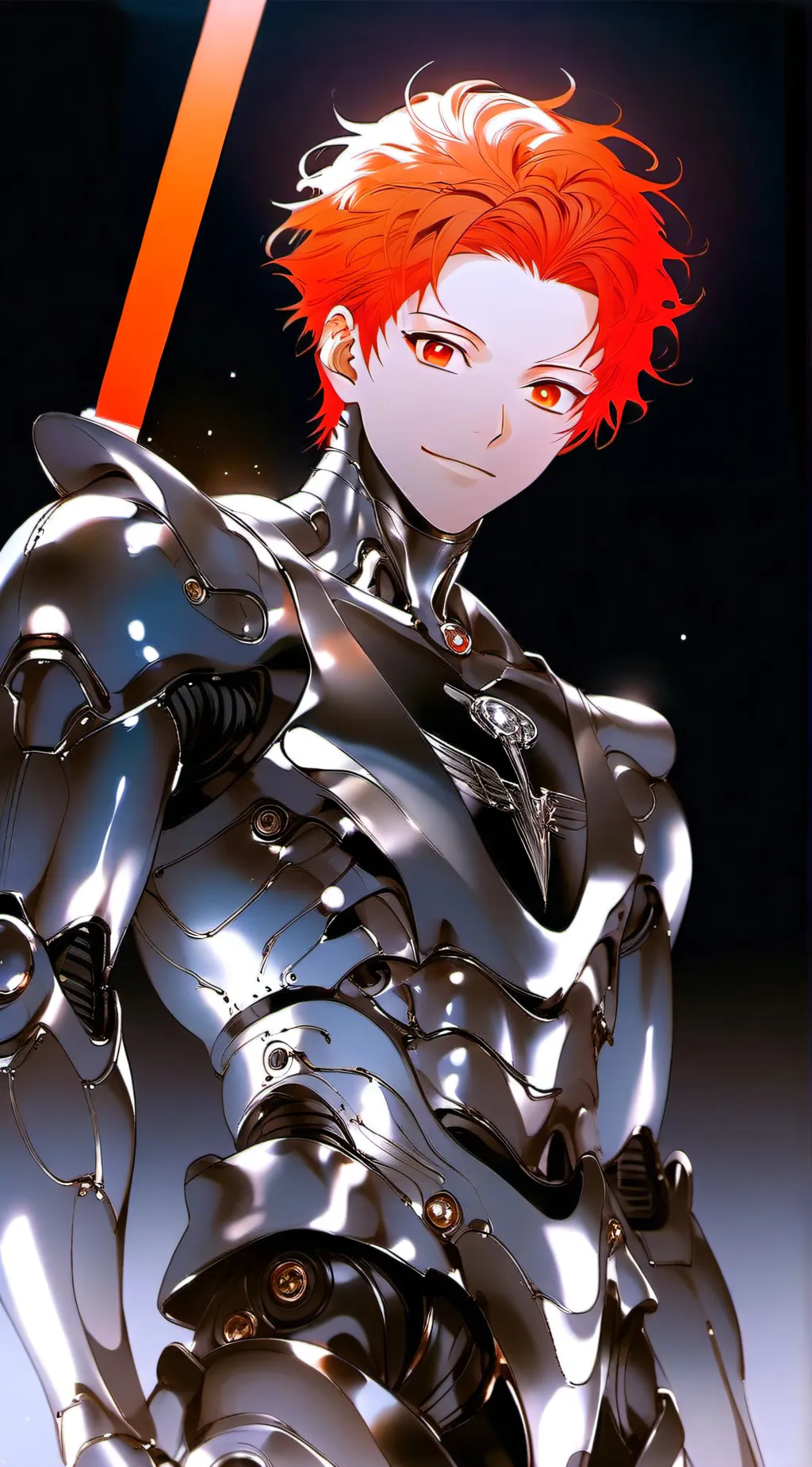 ai character: Red!!! background