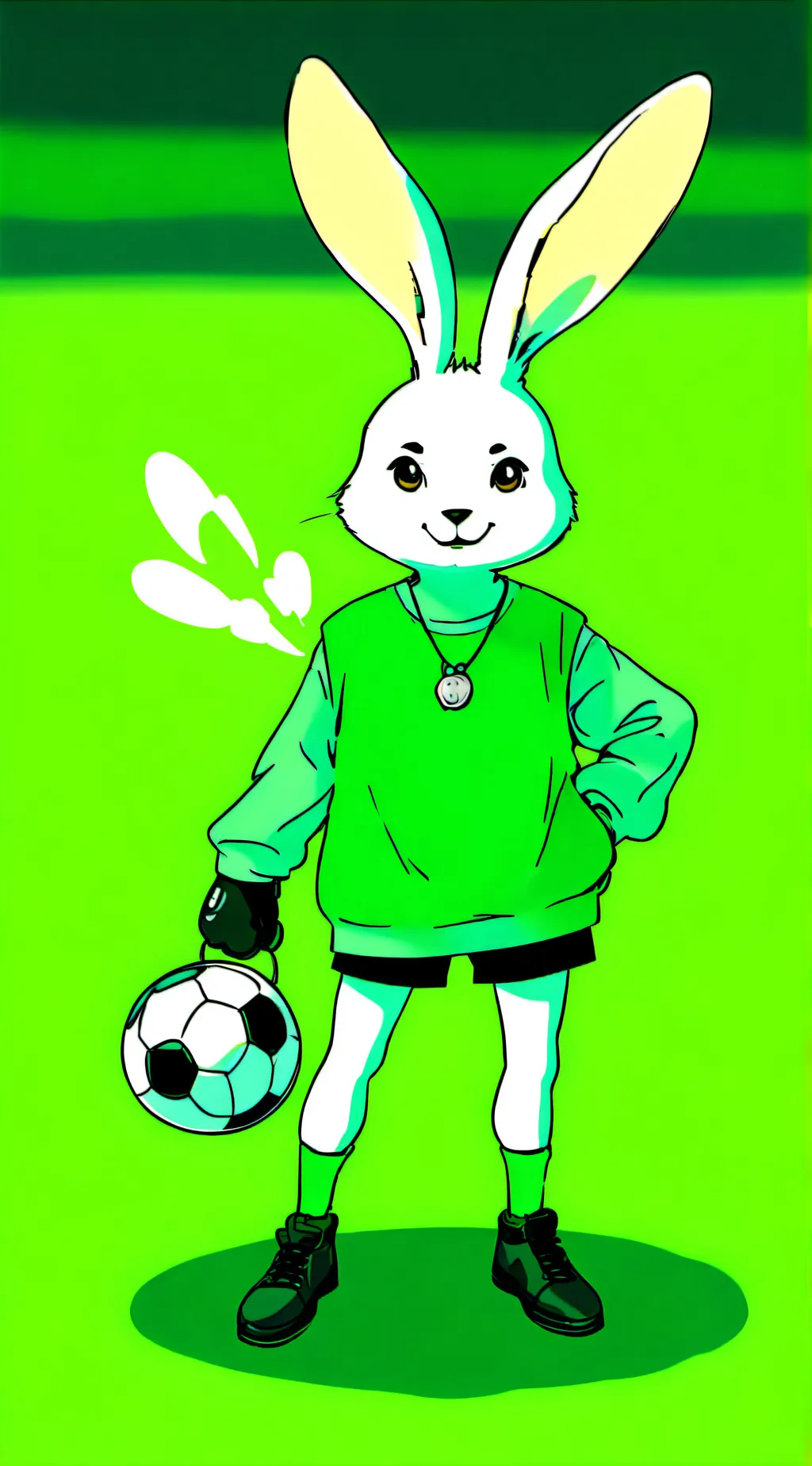 ai character: hoppy hopscotch  background