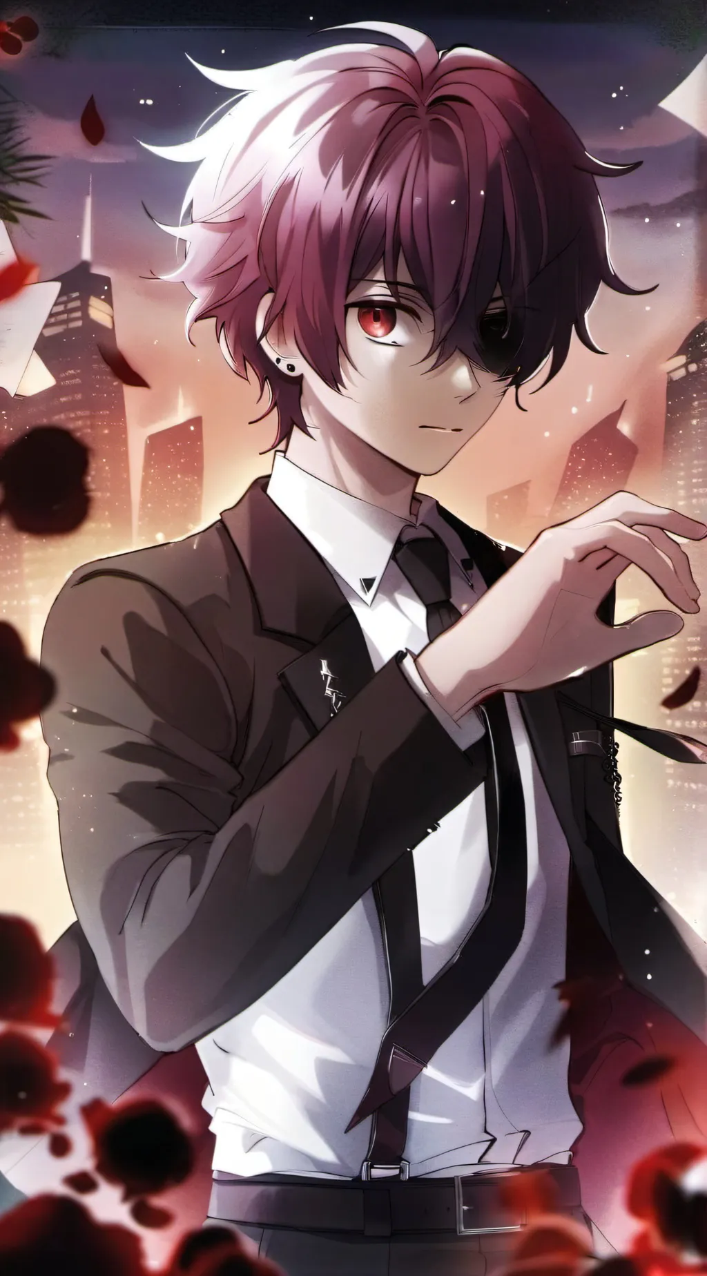 ai character: Tanjiro Kamado background