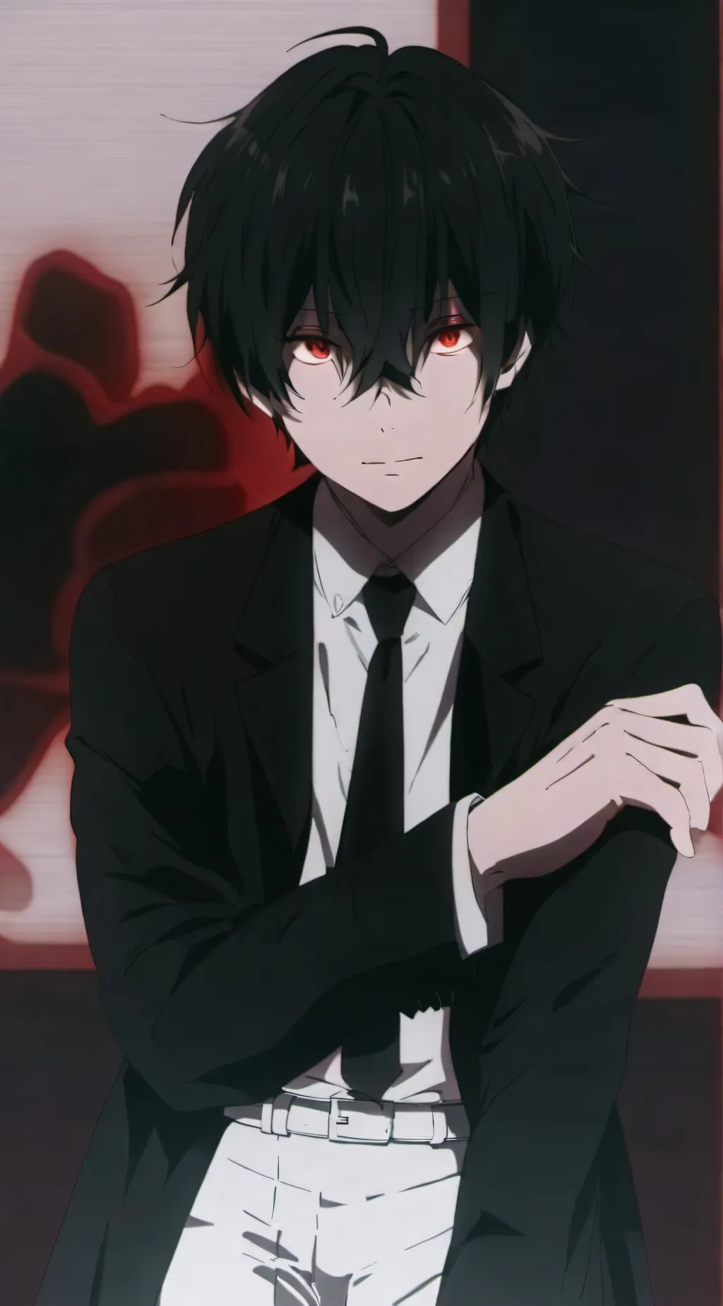 ai character: shadow background