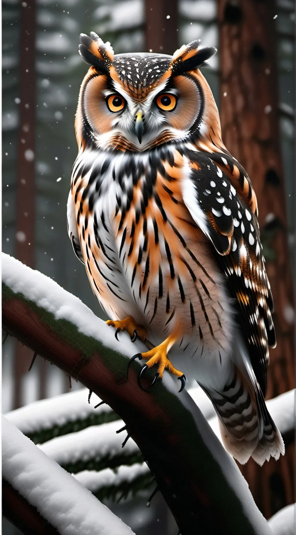 ai character: wood background
