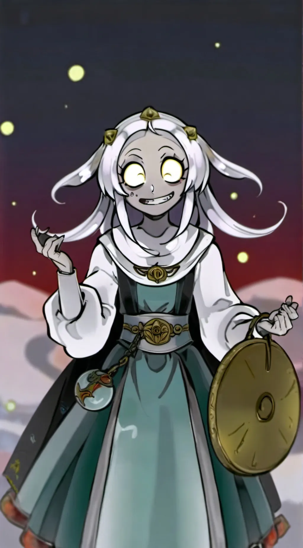 ai character: Lunar background