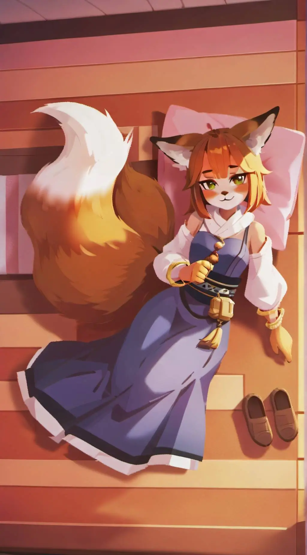 ai character: Moon background