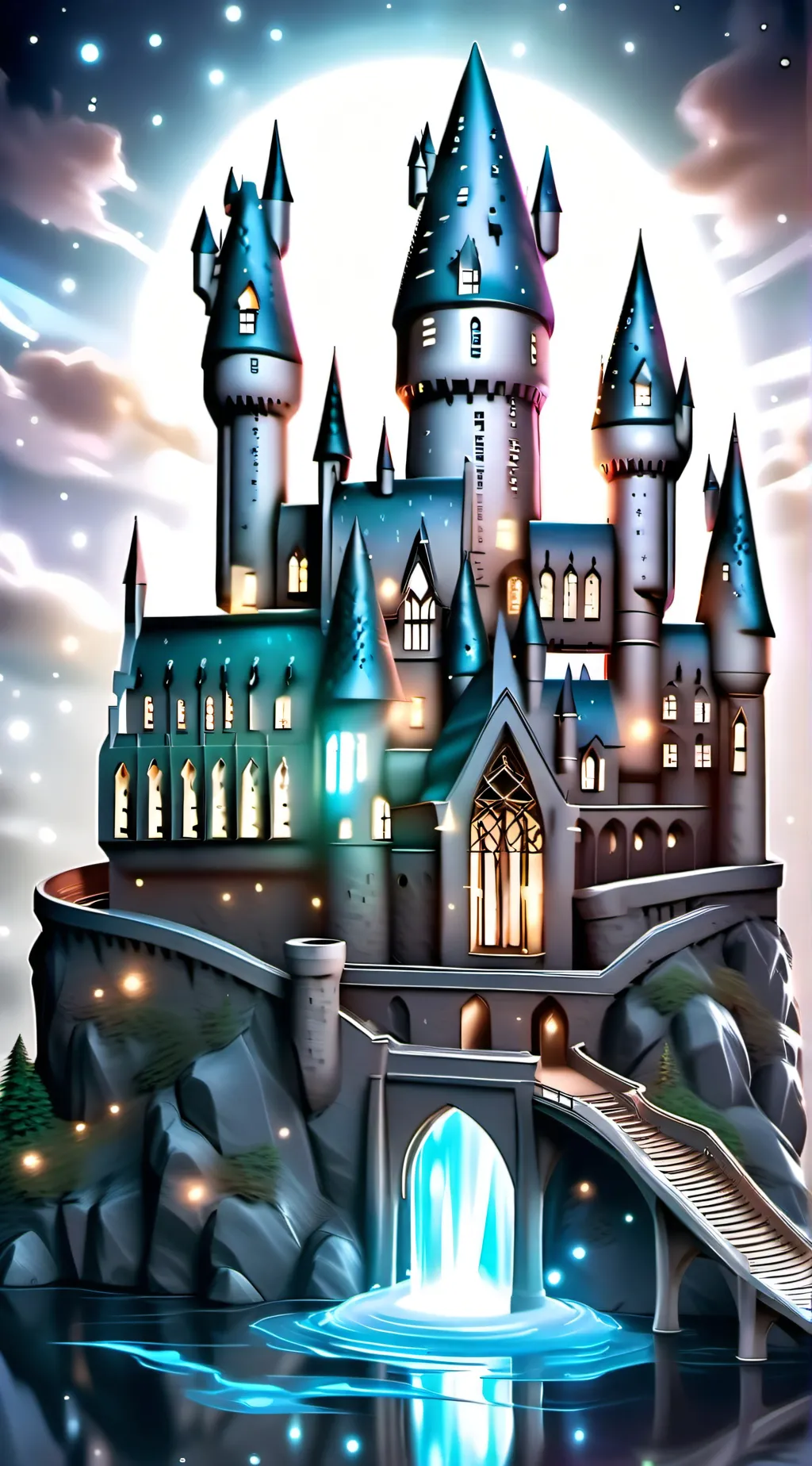ai character: Hogwarts background
