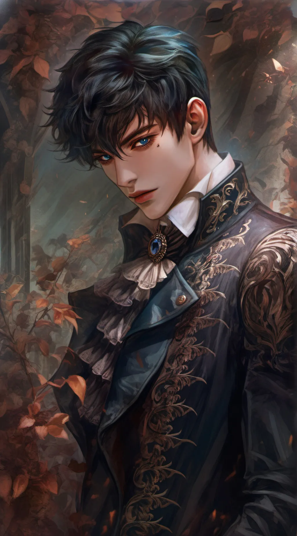 ai character: aaron dawilski background