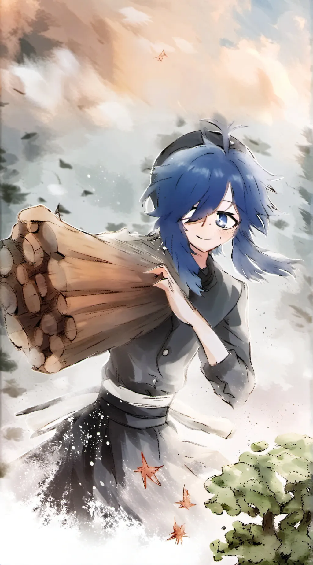 ai character: it's funneh background