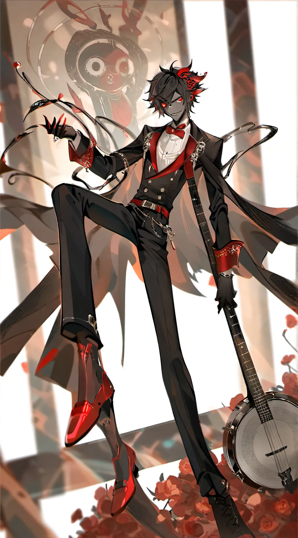 ai character: Hazbin hotlel background