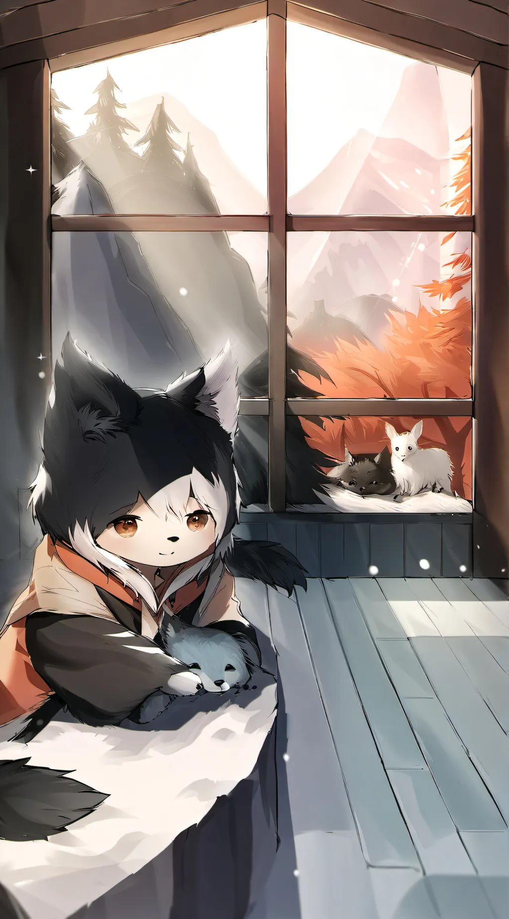 ai character: MagicAnimalShelter background