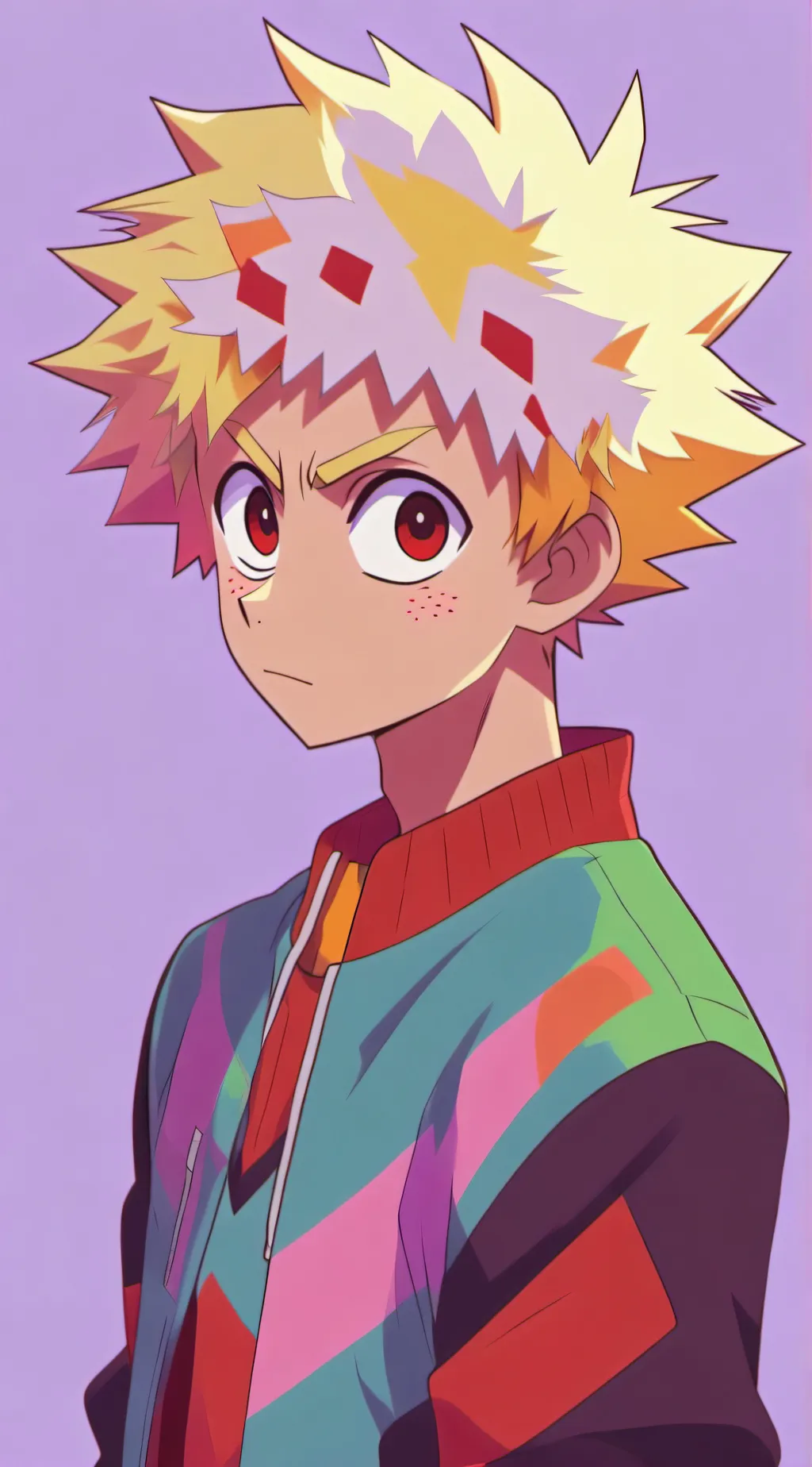 ai character: bakugo katski background