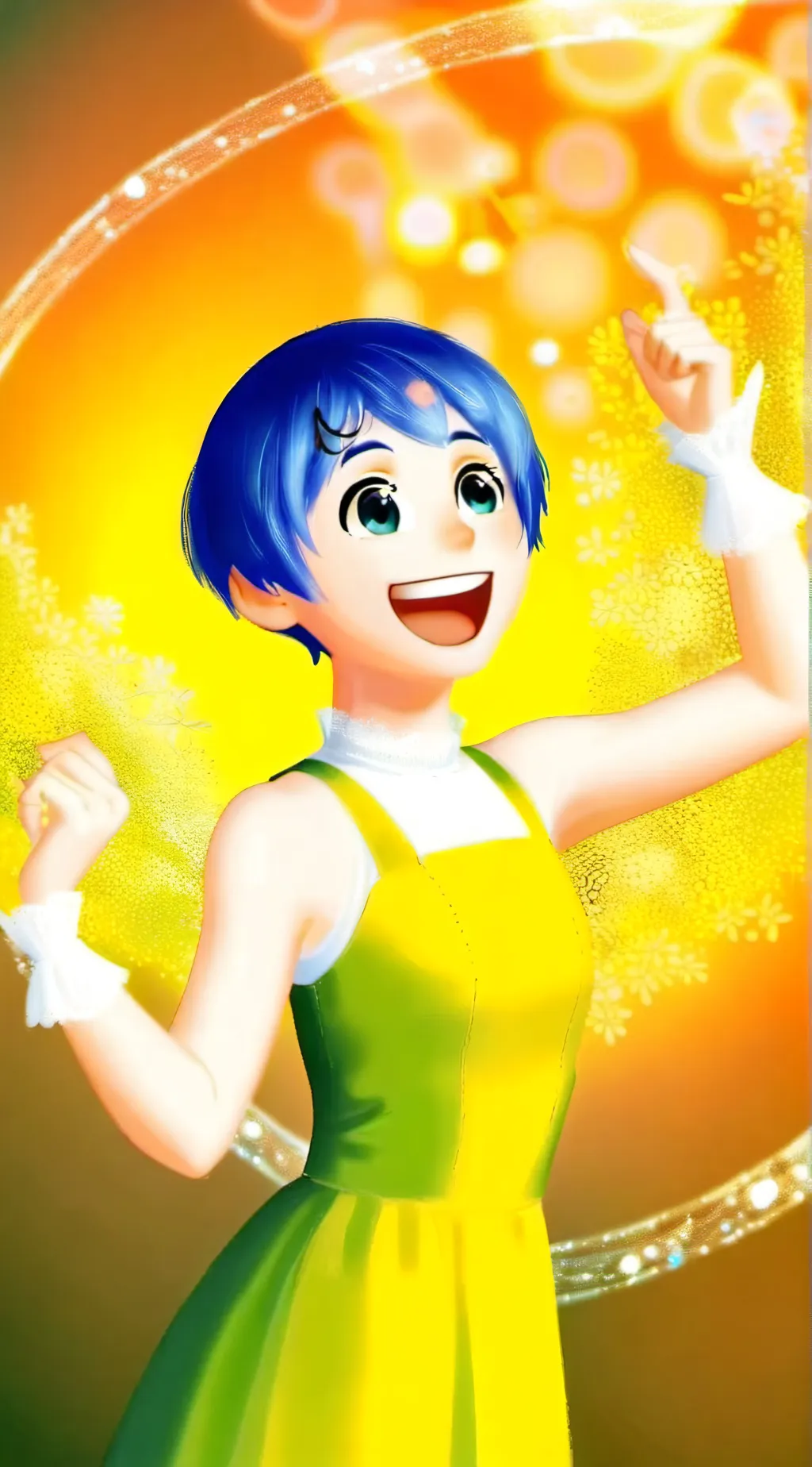 ai character: Joy background