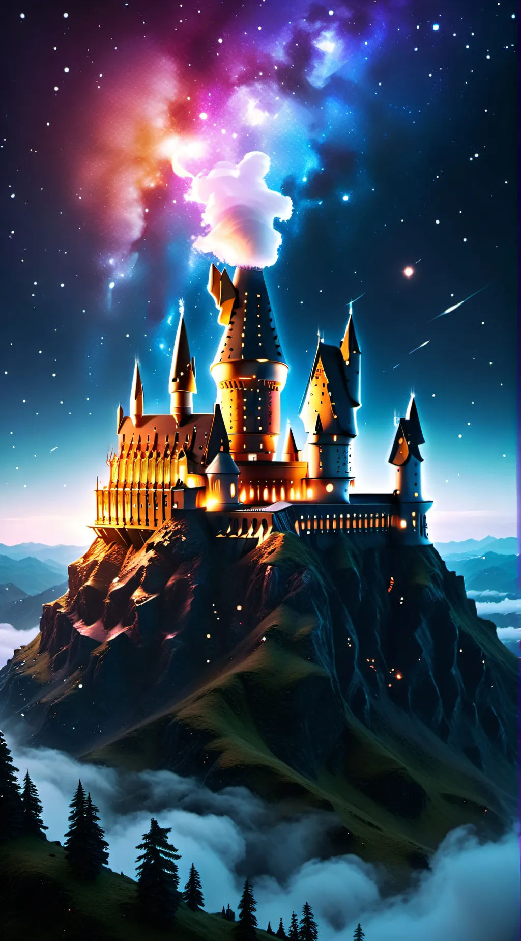 ai character: Hogwarts background