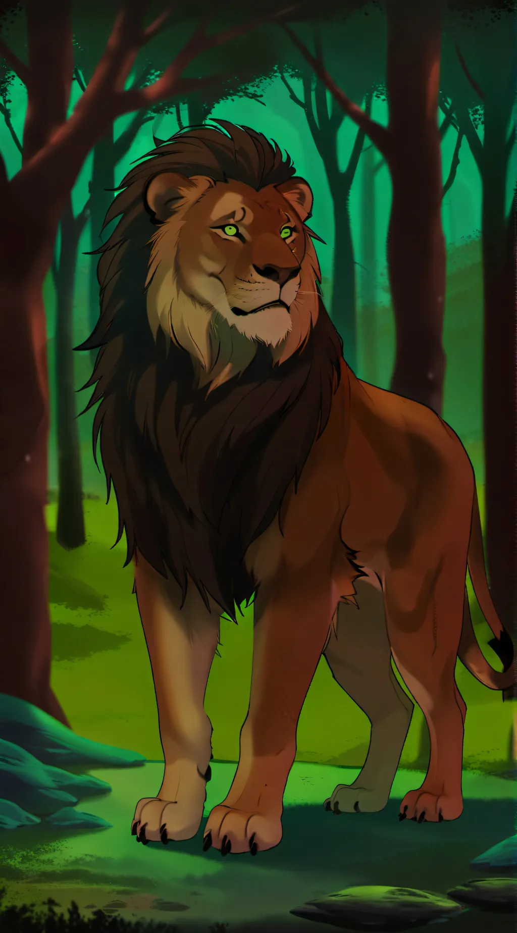 ai character: Kovu background