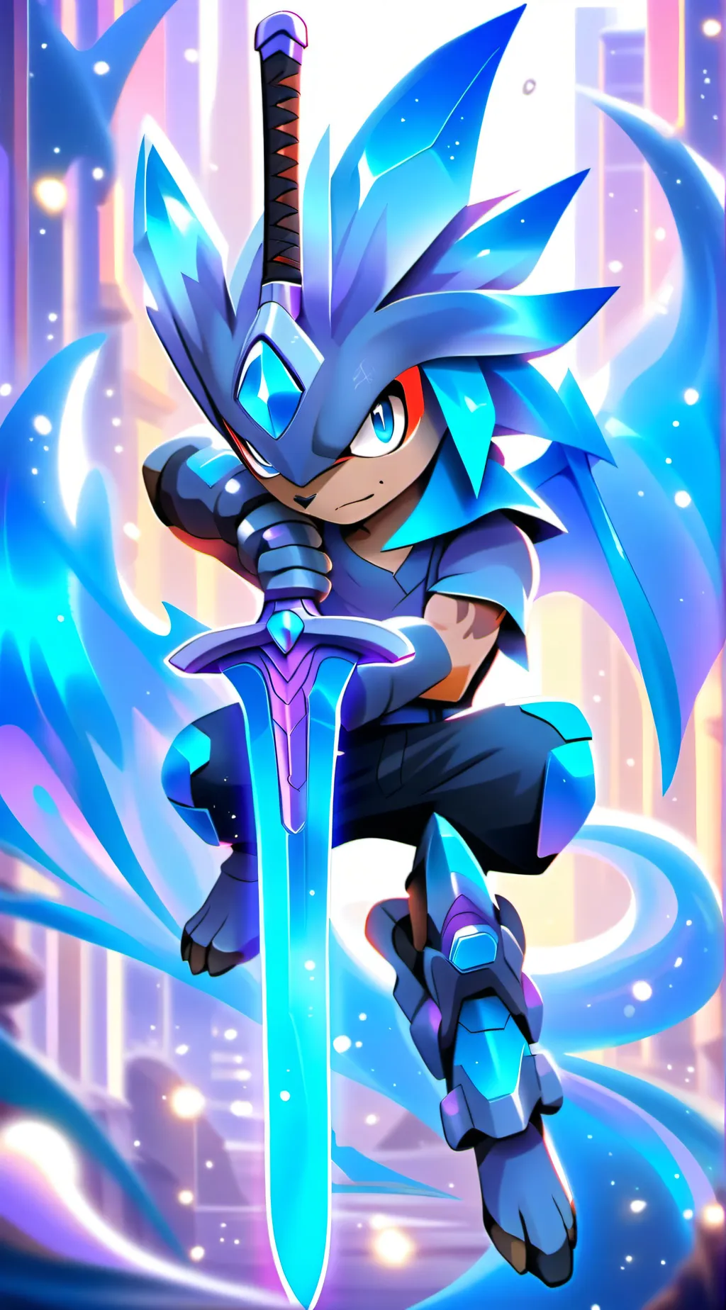 ai character: Greninja background