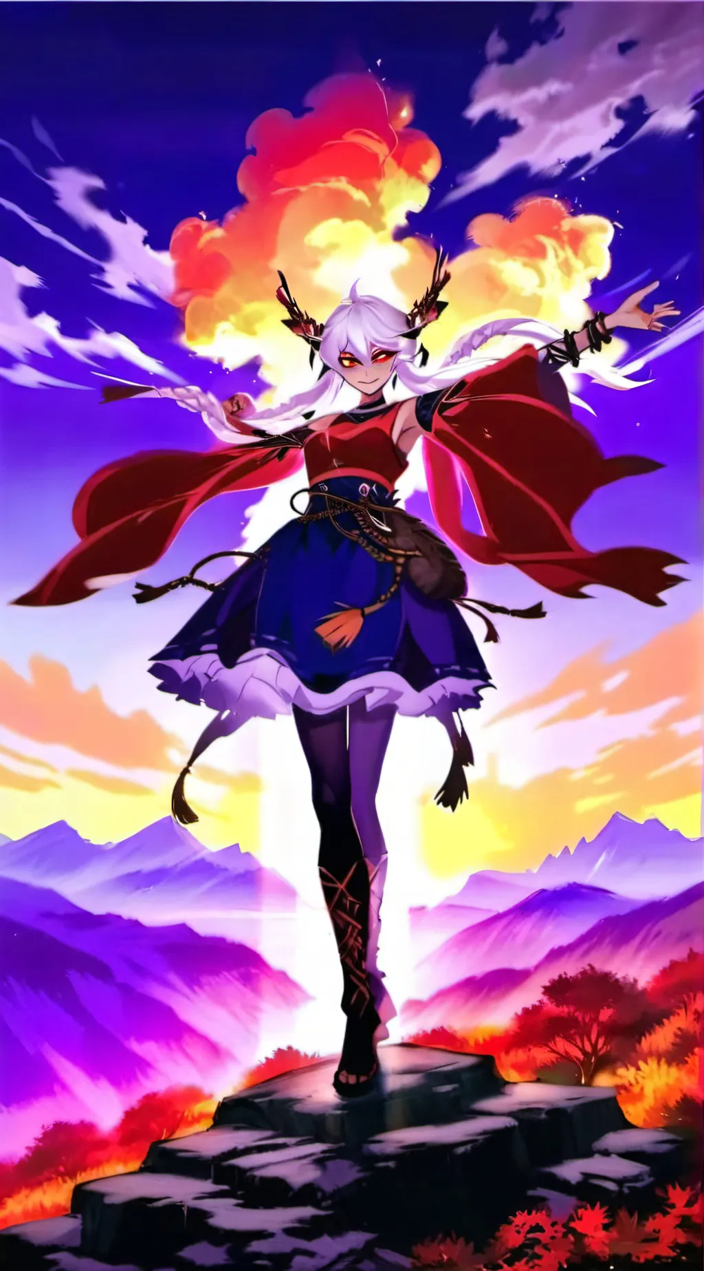 ai character: Angel dust  background
