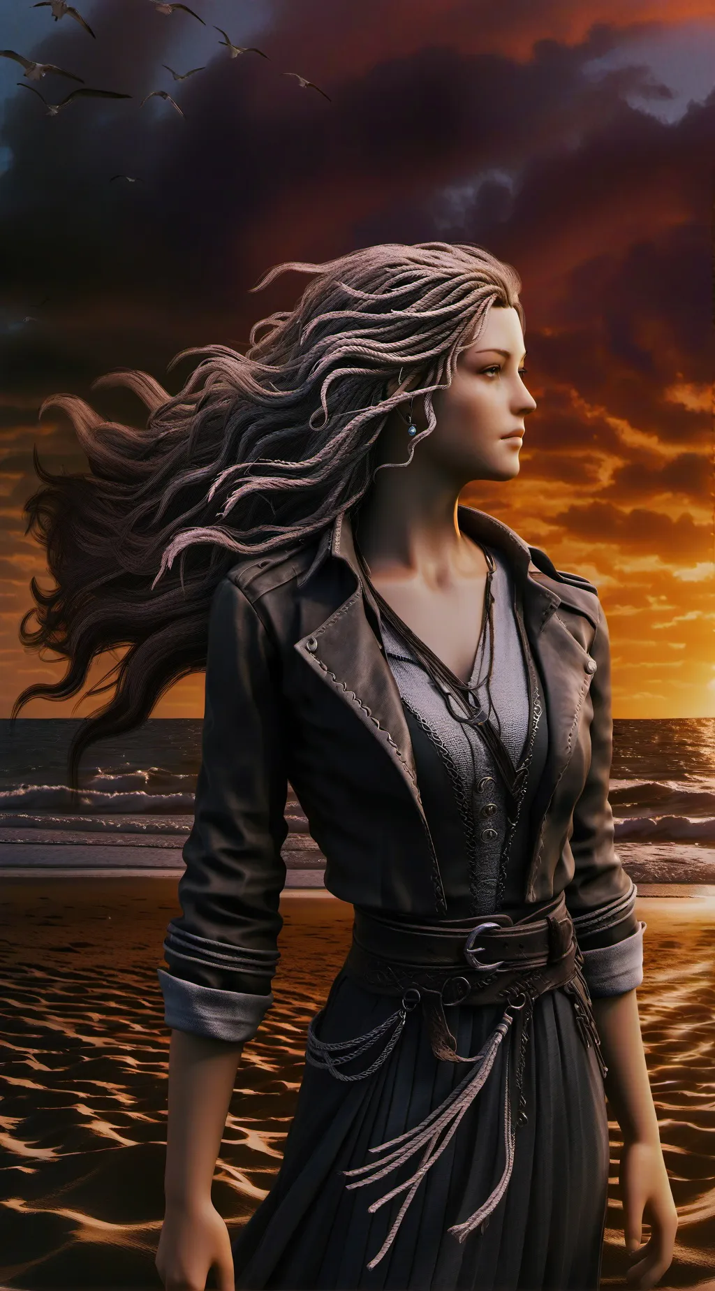 ai character: Crystal background