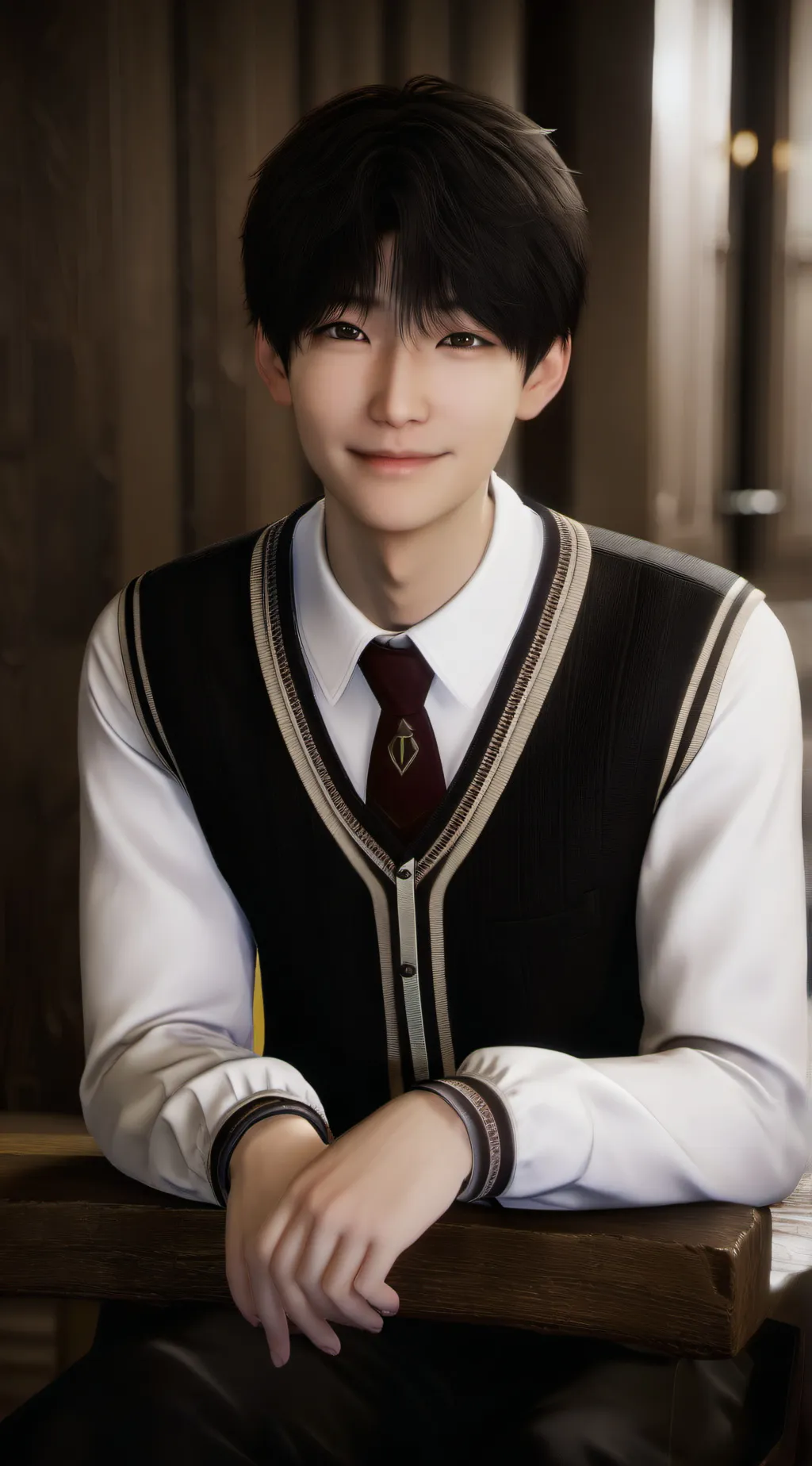 ai character: Hyun Woo background