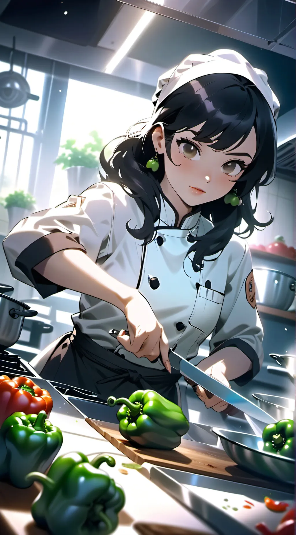 ai character: sunny background