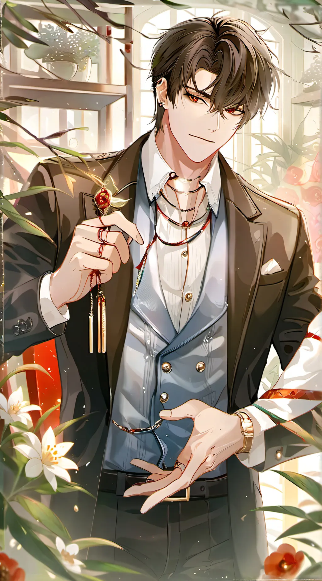 ai character: Liam  background