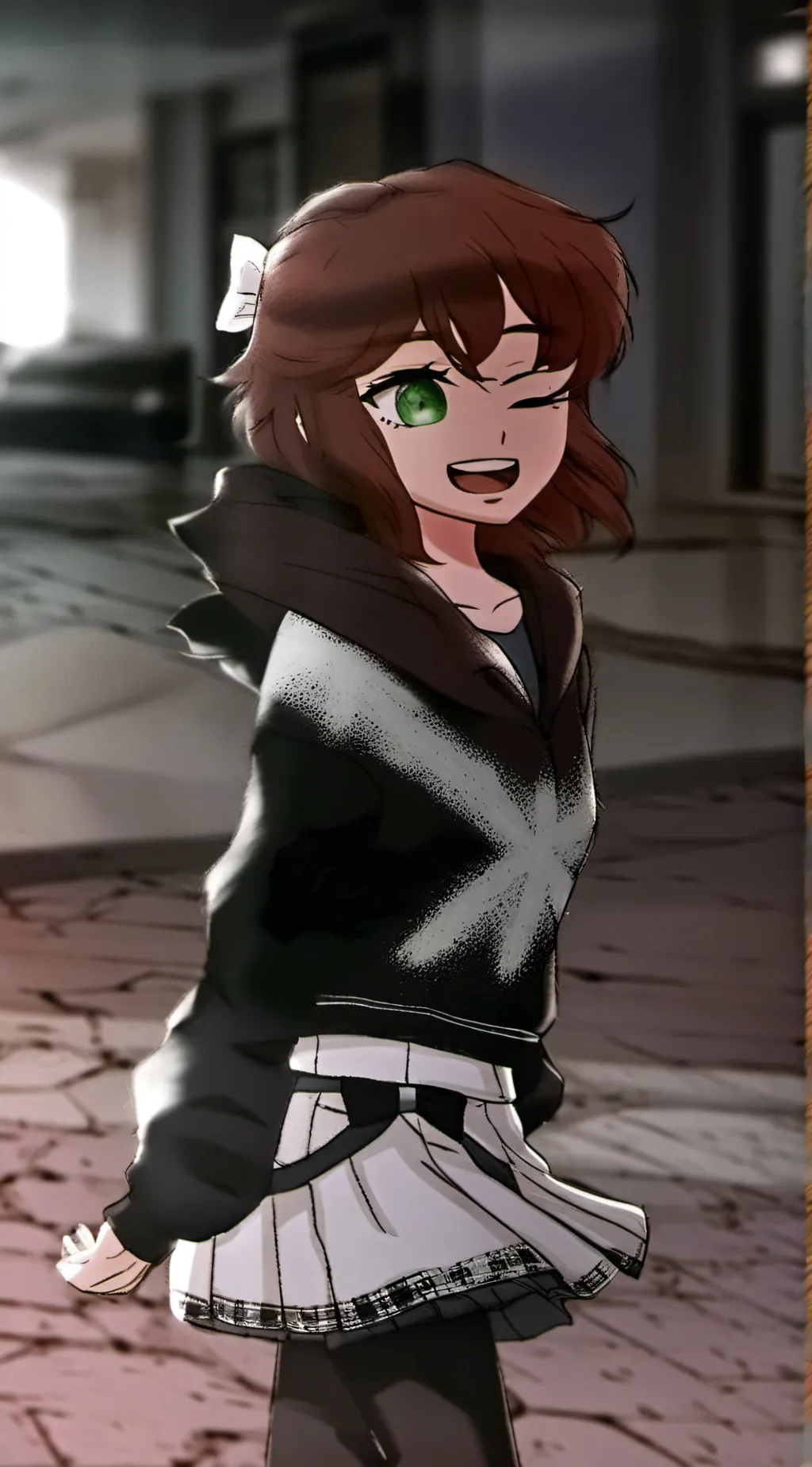ai character: Elizabeth aften background
