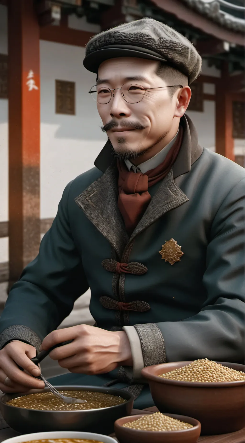 ai character: Master Chung's  background
