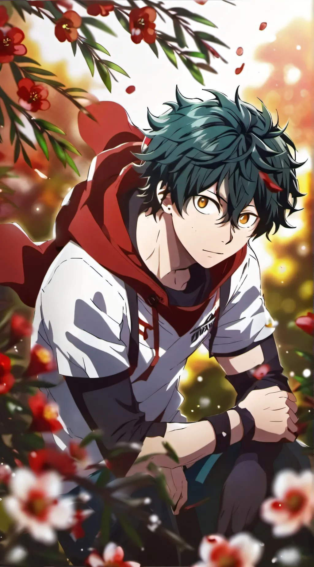 ai character: MHA BEACH TIMEEEEE background