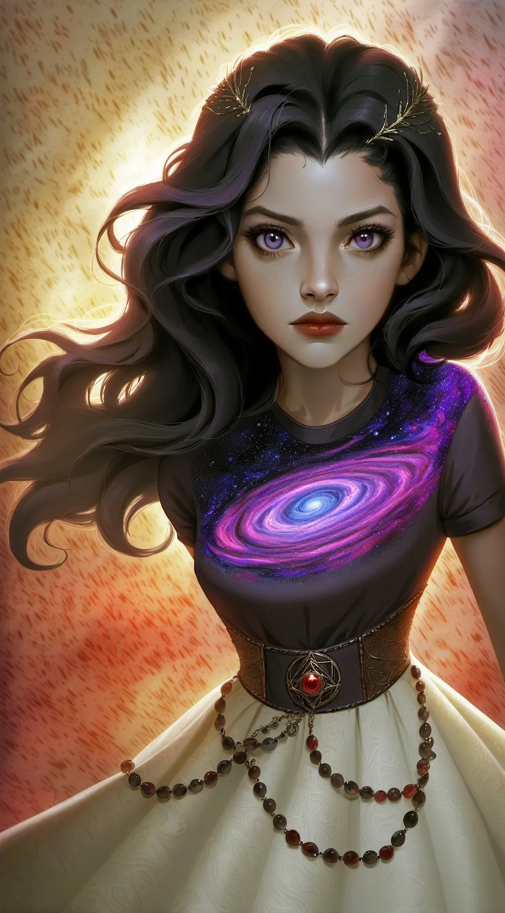 ai character: LaurenZside background
