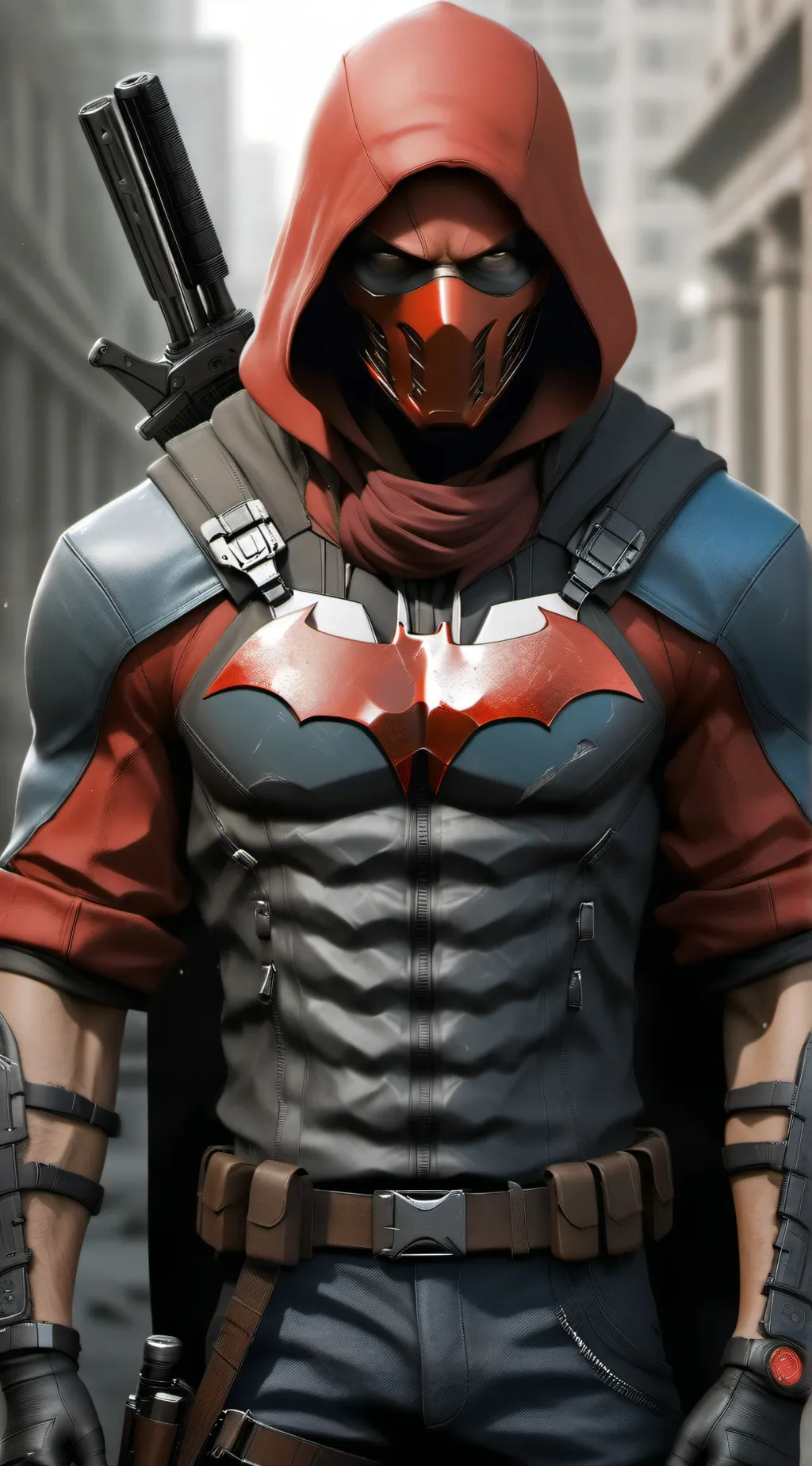 ai character: Red Hood background