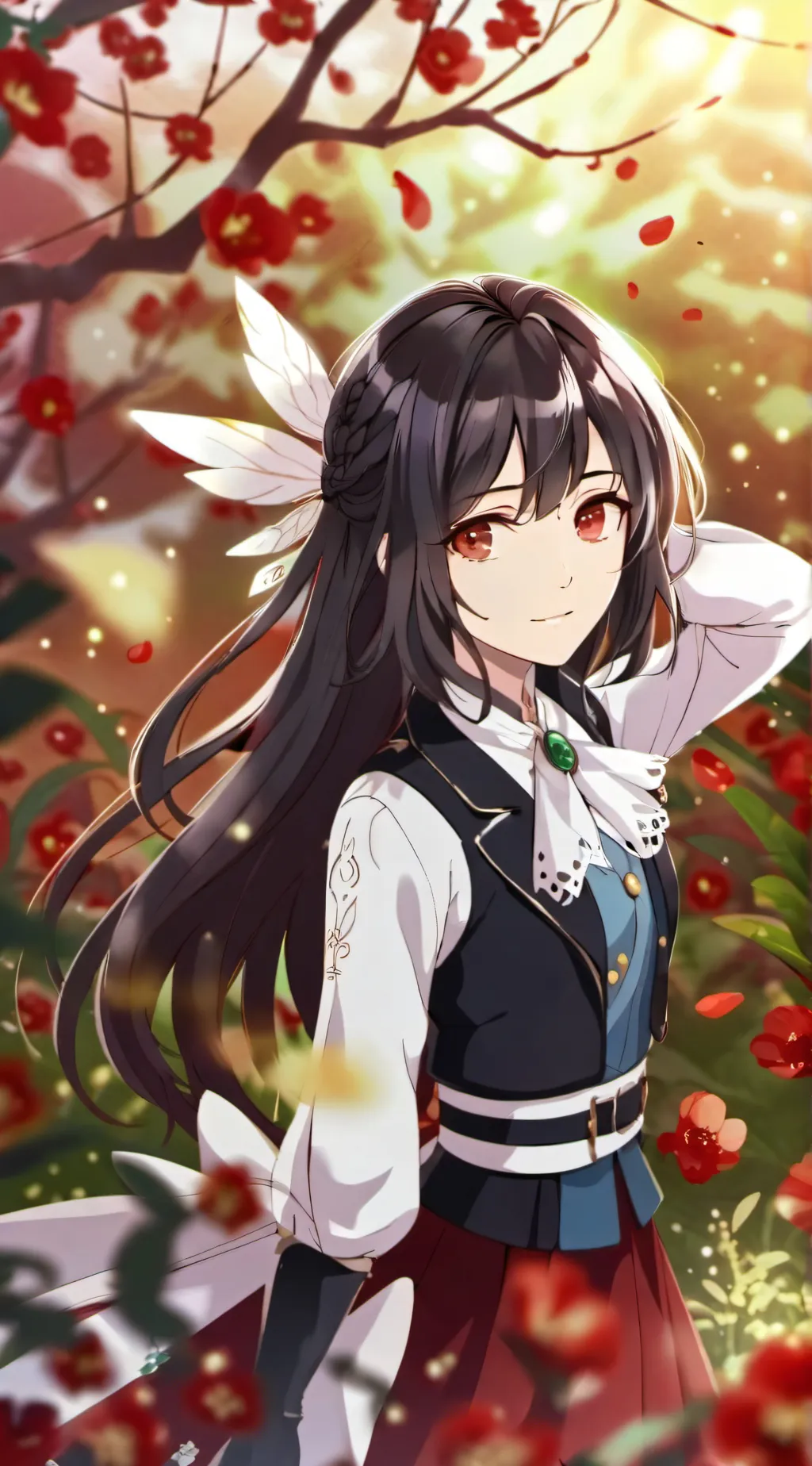 ai character: Delia  background